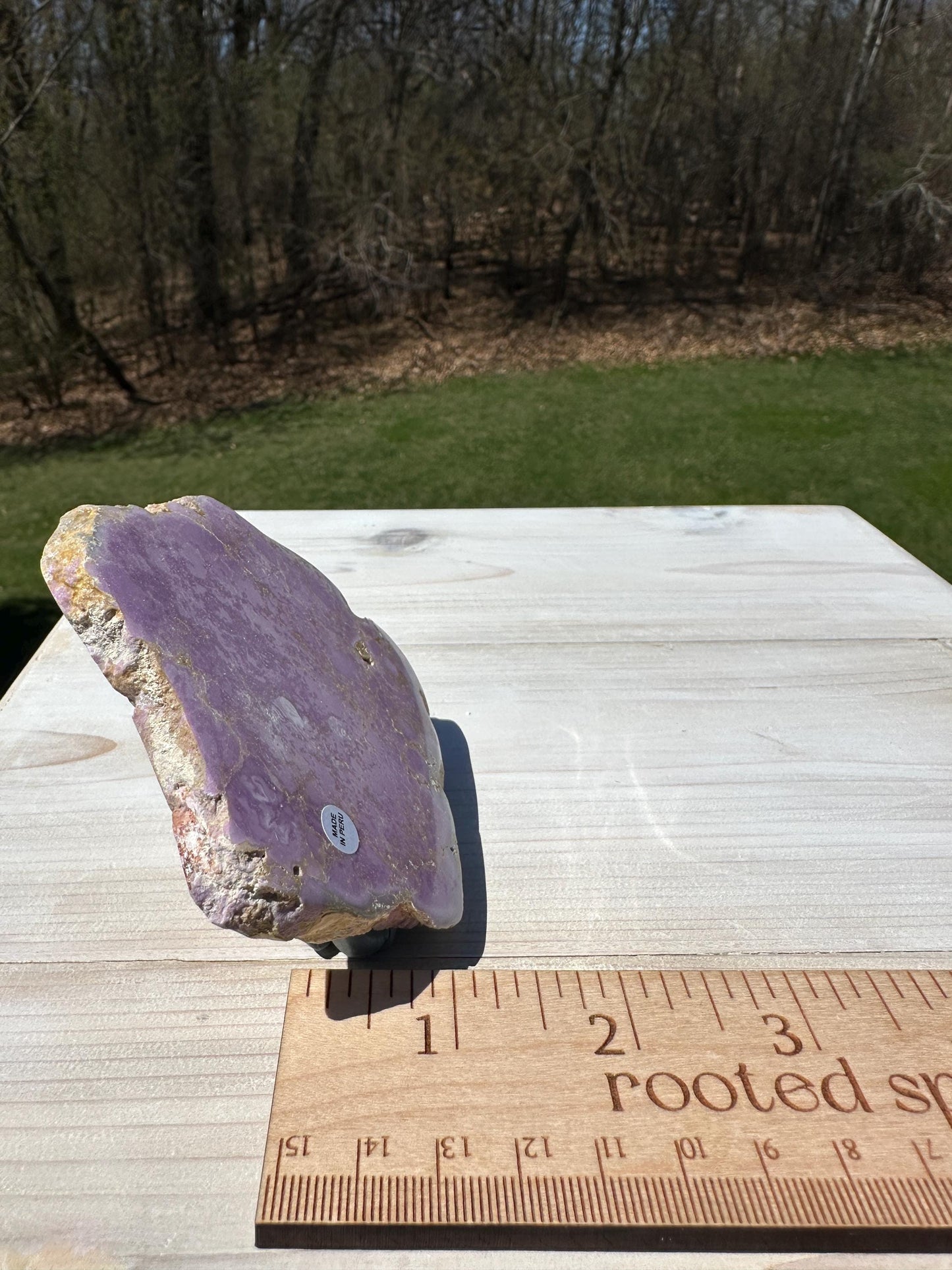 Gorgeous Natural Phosphosiderite Polished Slab from Peru