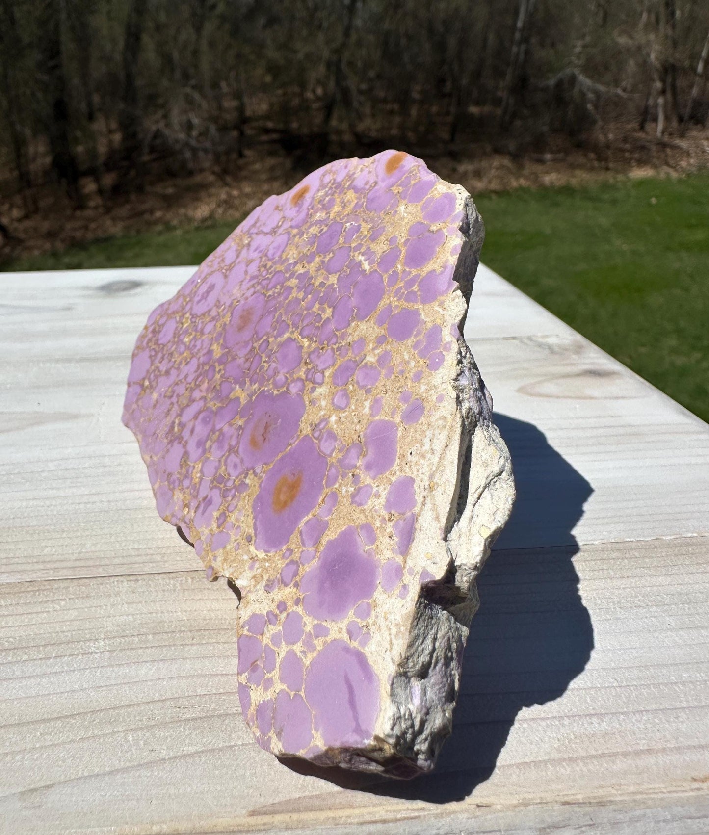 Gorgeous Natural Phosphosiderite Polished Slab from Peru