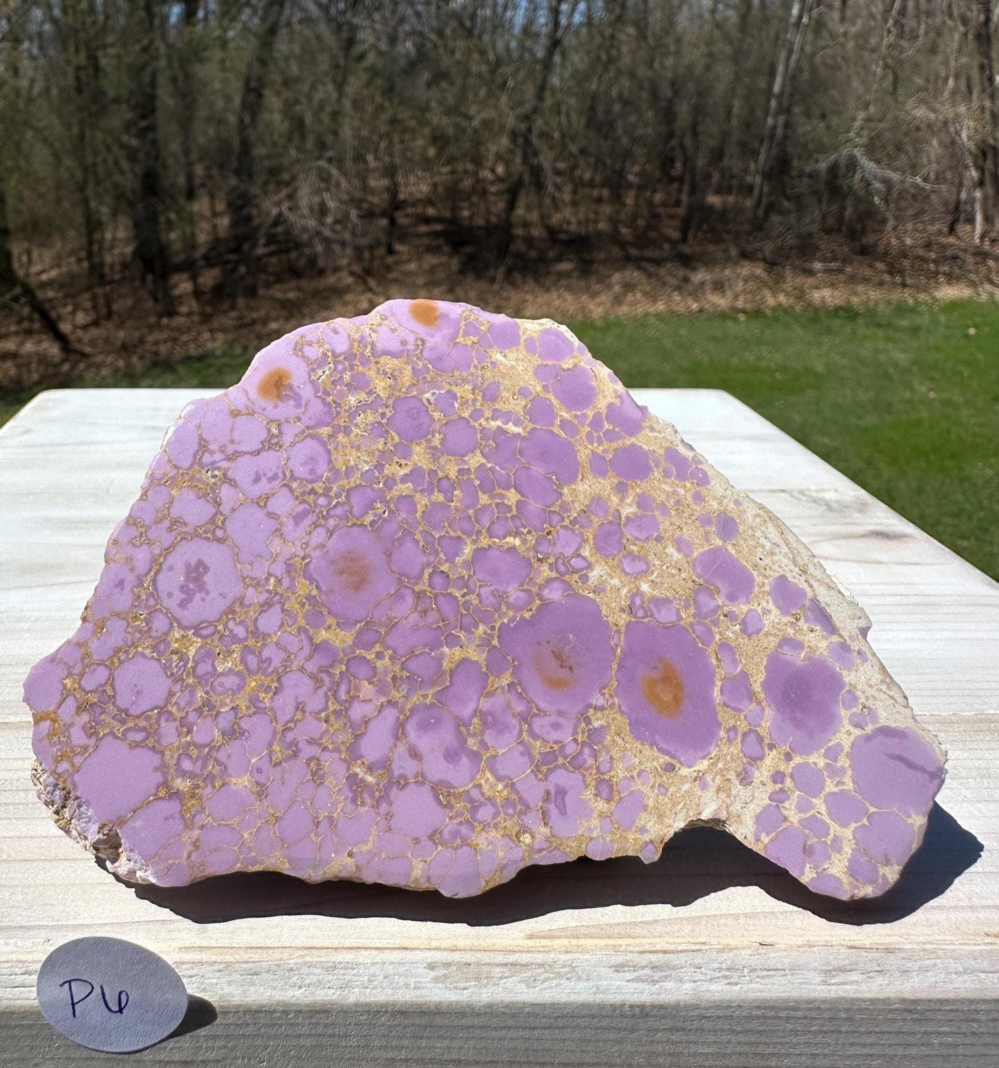 Gorgeous Natural Phosphosiderite Polished Slab from Peru