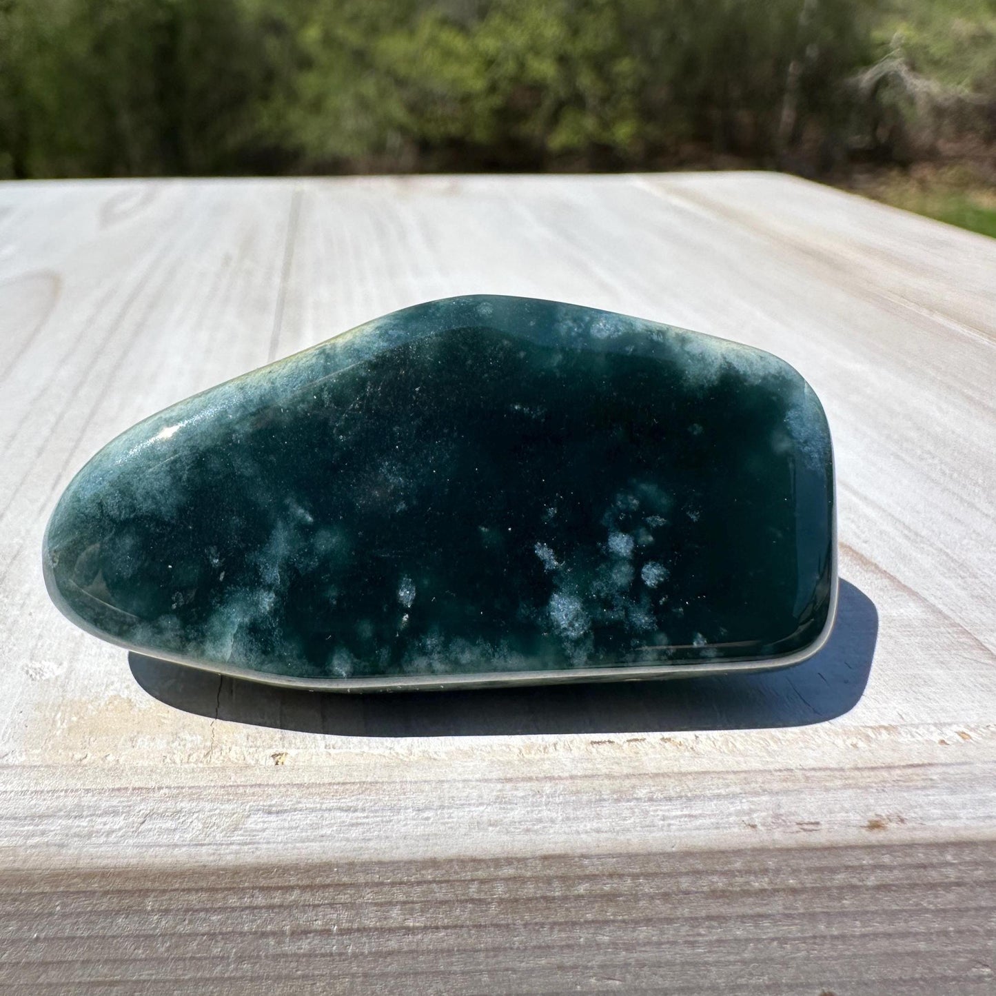 Polished Guatemalan Jadeite Freeform - #1