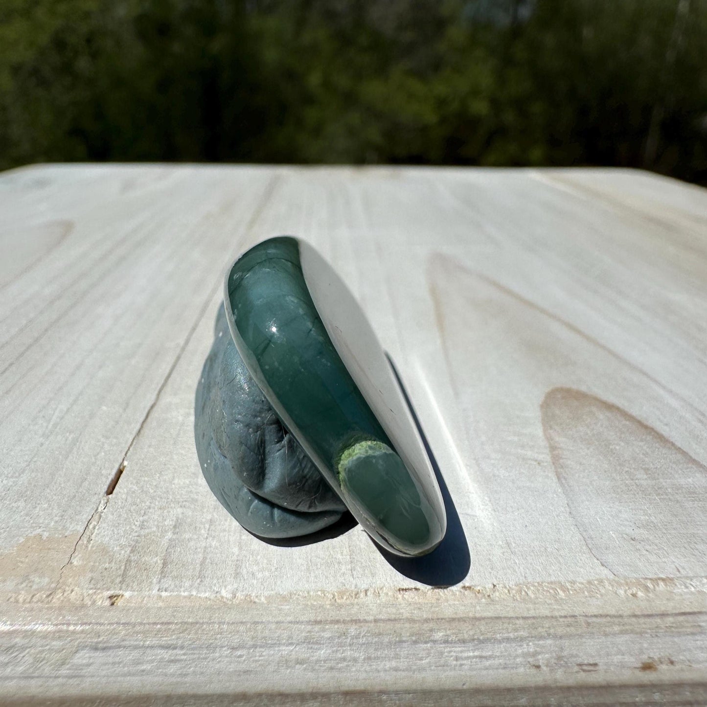Polished Guatemalan Jadeite Freeform - #3