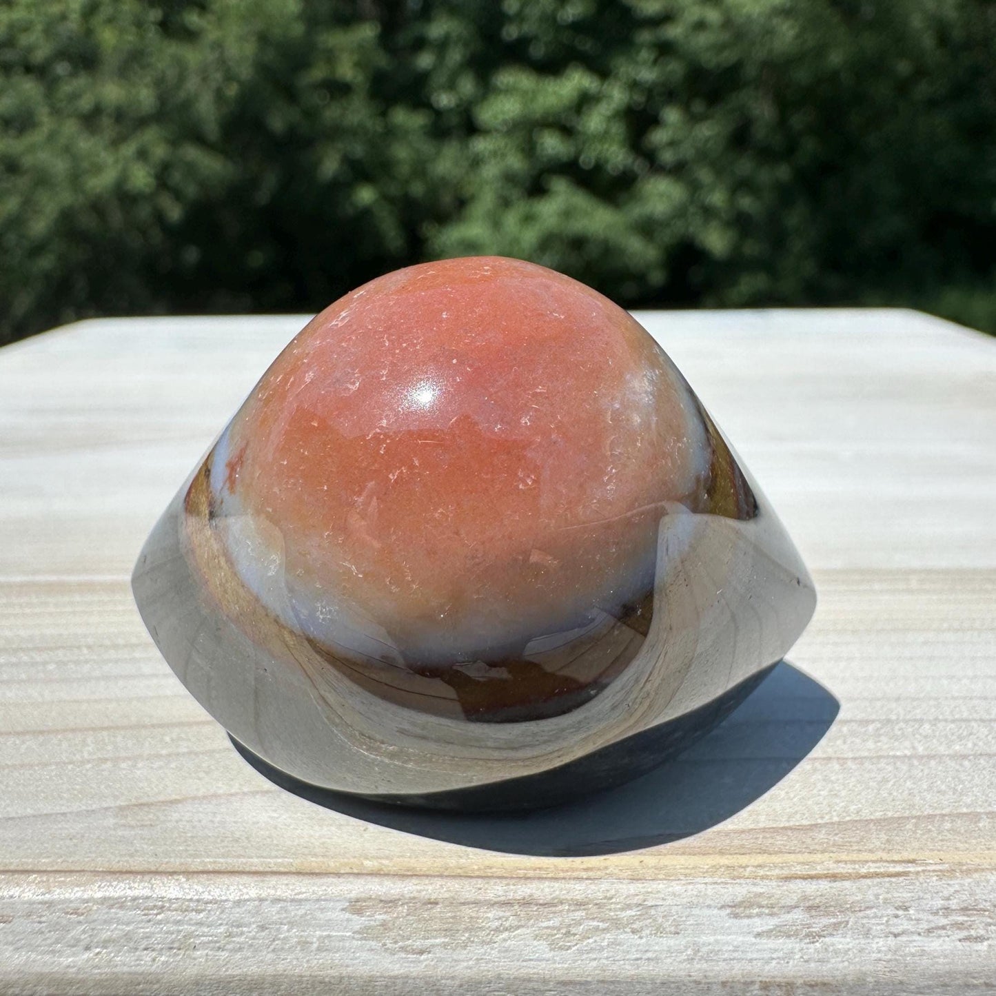 Medium Shiva Agate Eye from India | Eye Of Shiva Crystals | Third Eye Agate Crystals | Gems & Minerals | Crystal Collector Home Decor - #4
