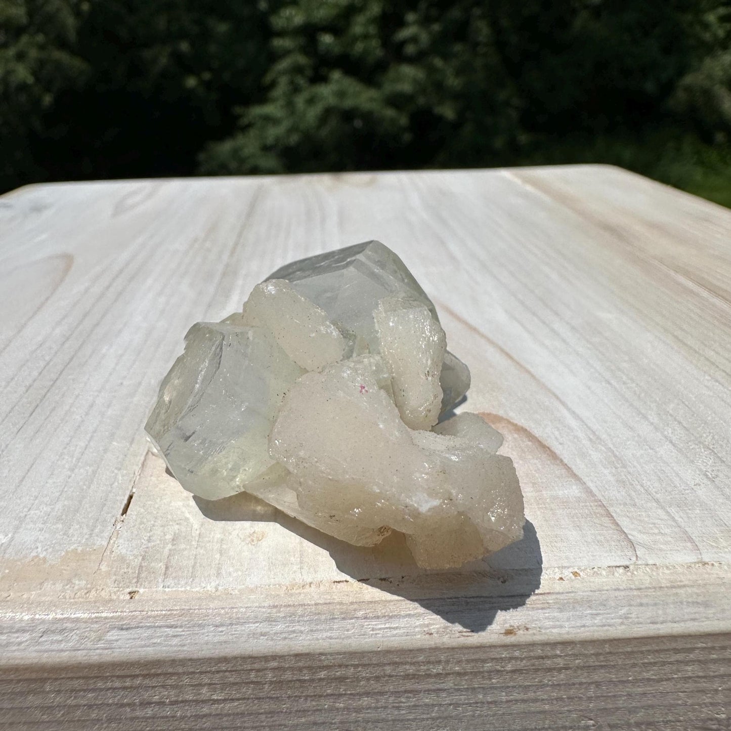 Pretty Apophyllite with Stilbite and Chalcedony Cluster