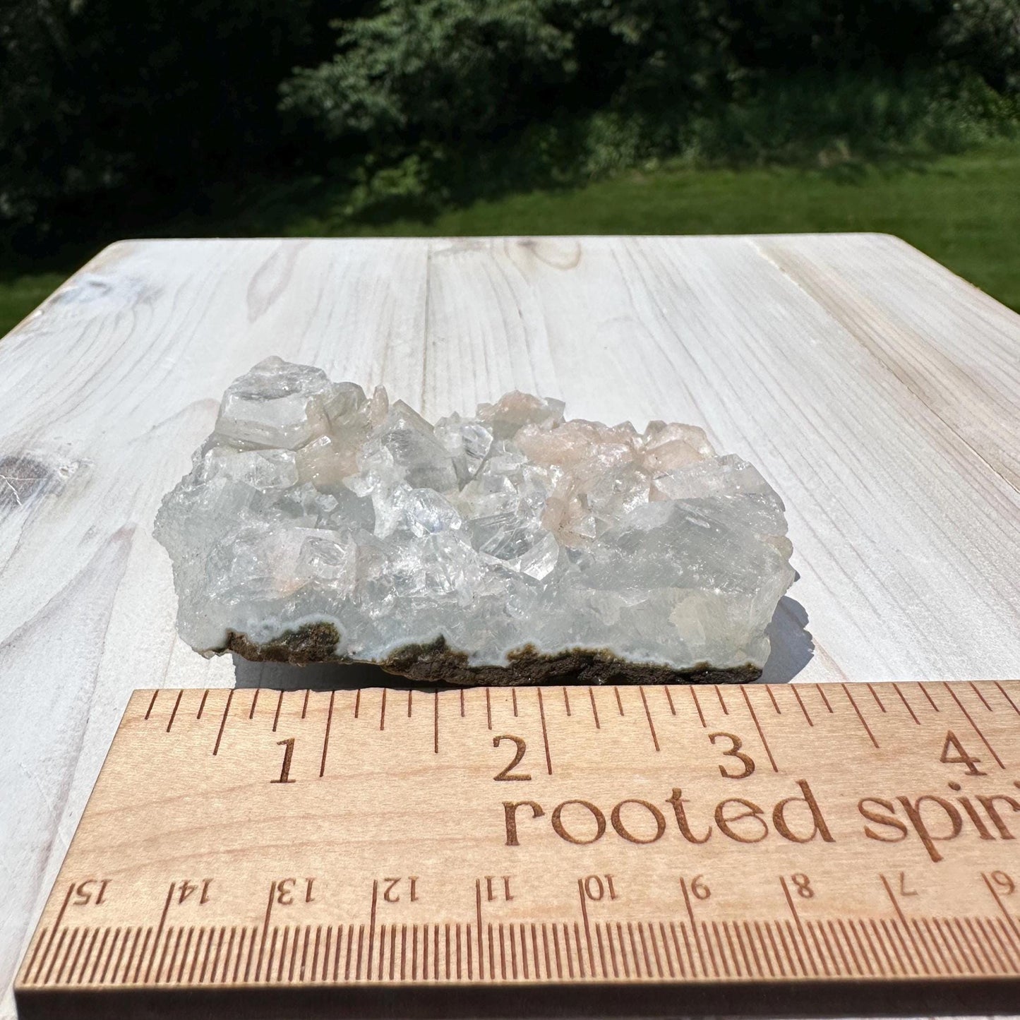 Pretty Apophyllite with Stilbite and Chalcedony Cluster
