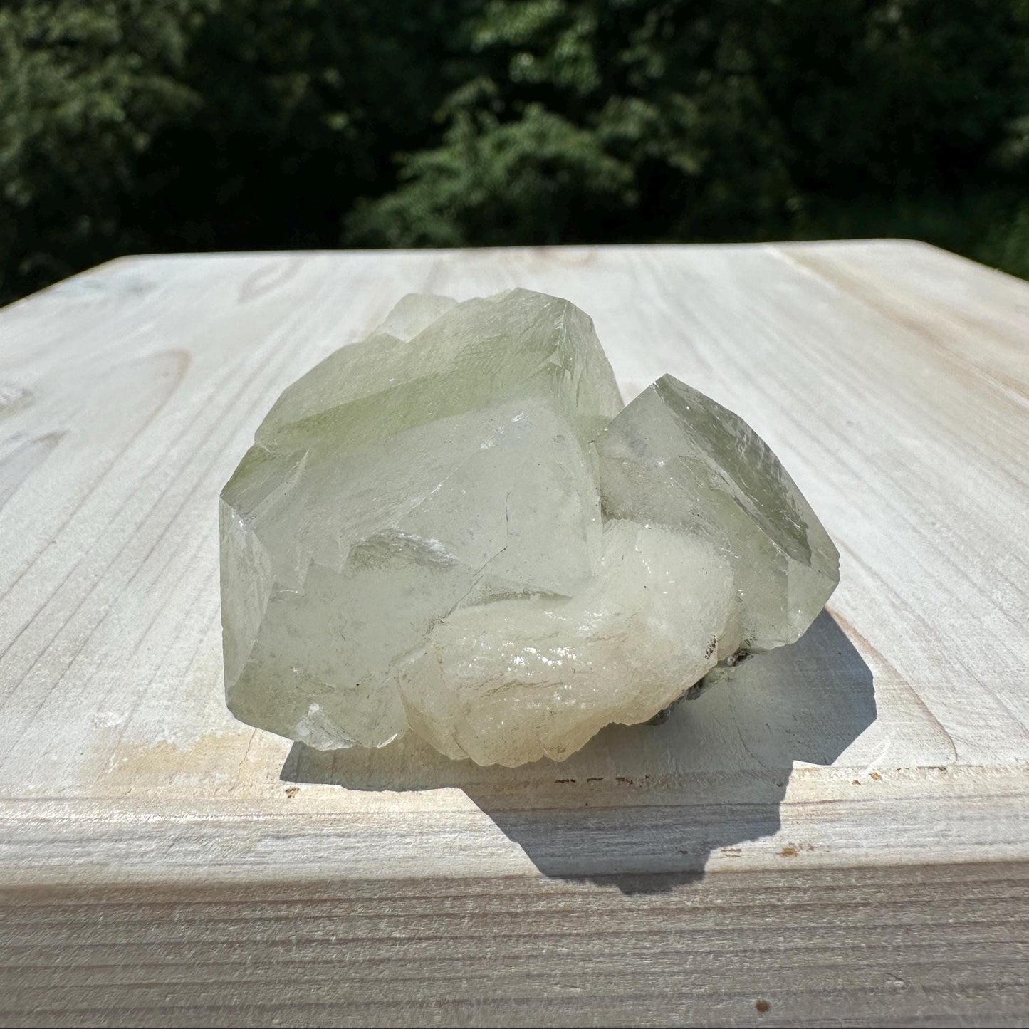 Pretty Apophyllite with Stilbite and Chalcedony Cluster