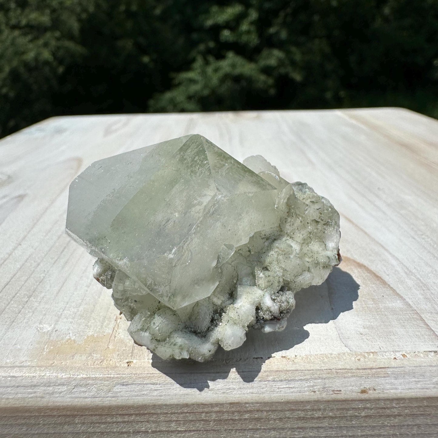 Pretty Apophyllite with Stilbite and Chalcedony Cluster