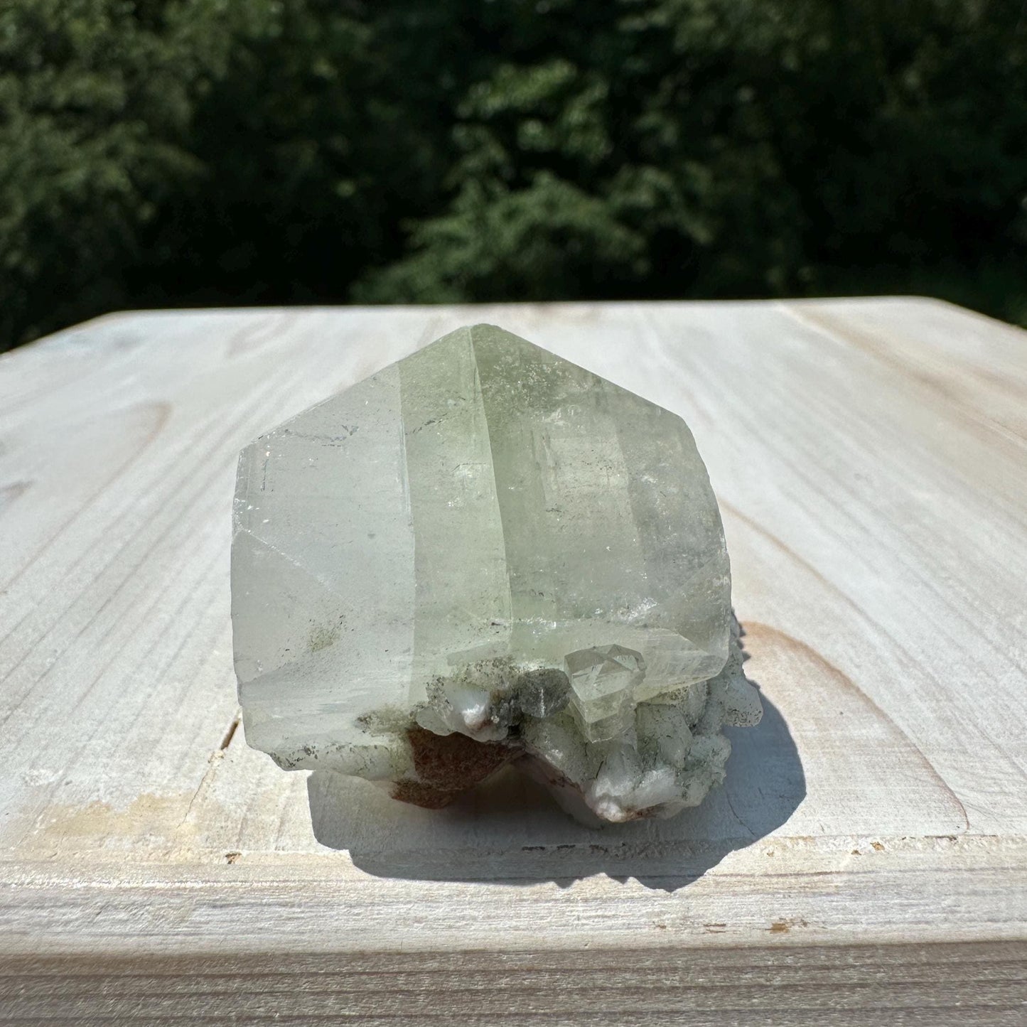 Pretty Apophyllite with Stilbite and Chalcedony Cluster