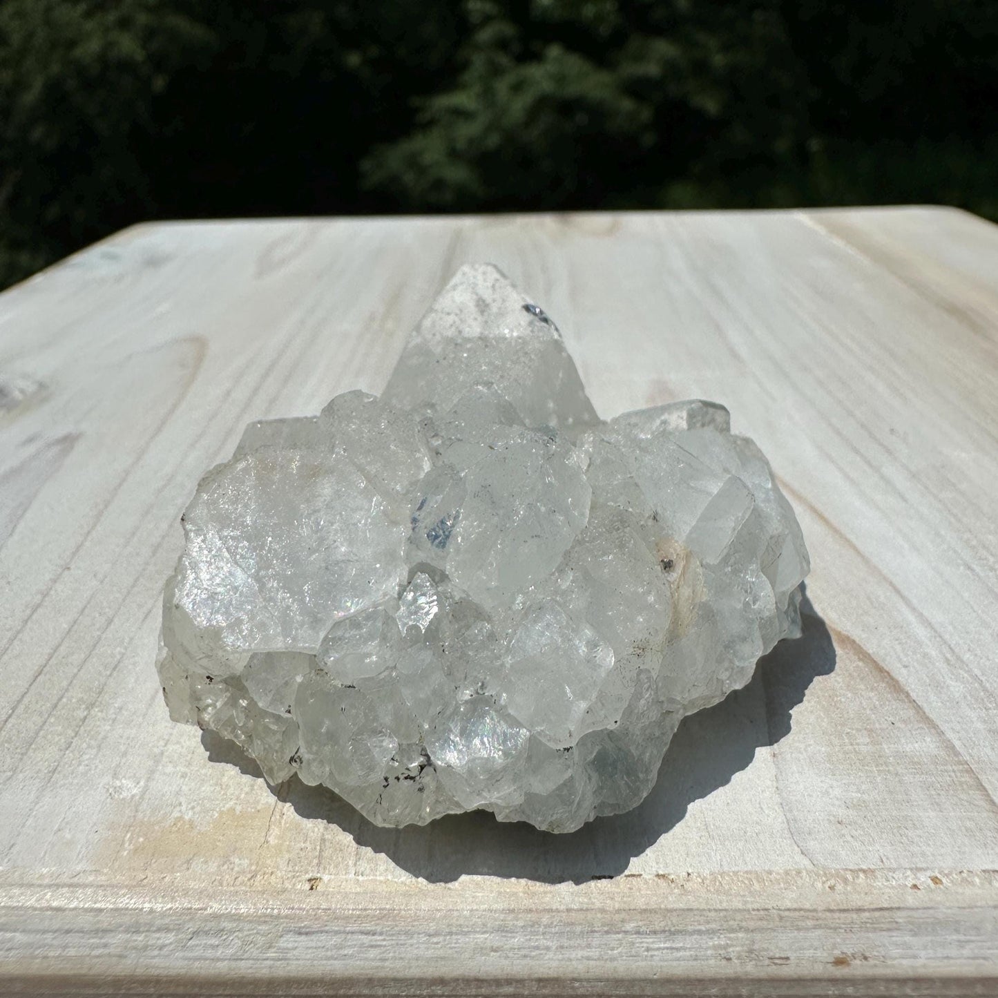 Pretty Apophyllite with Stilbite and Chalcedony Cluster