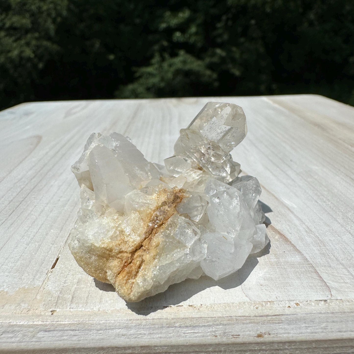 Beautiful Quartz Cluster with Hematite