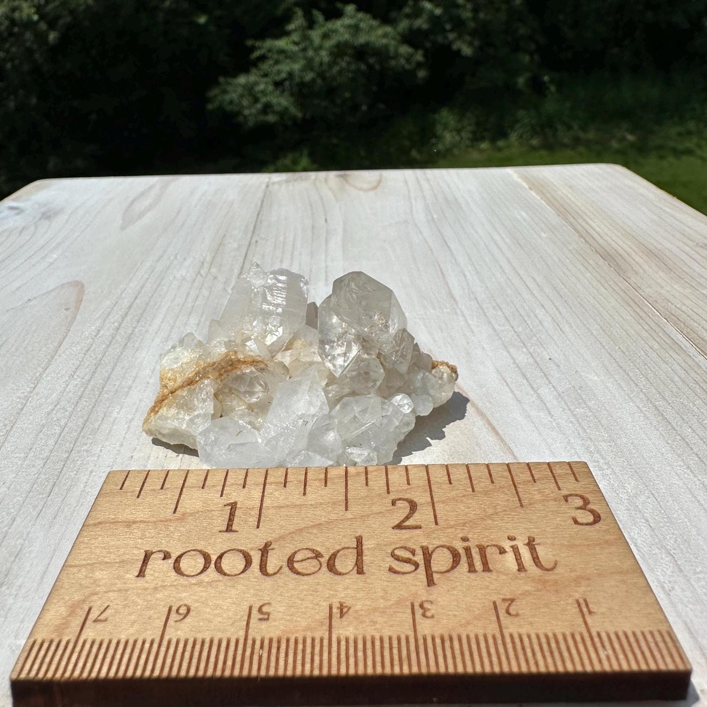 Beautiful Quartz Cluster with Hematite