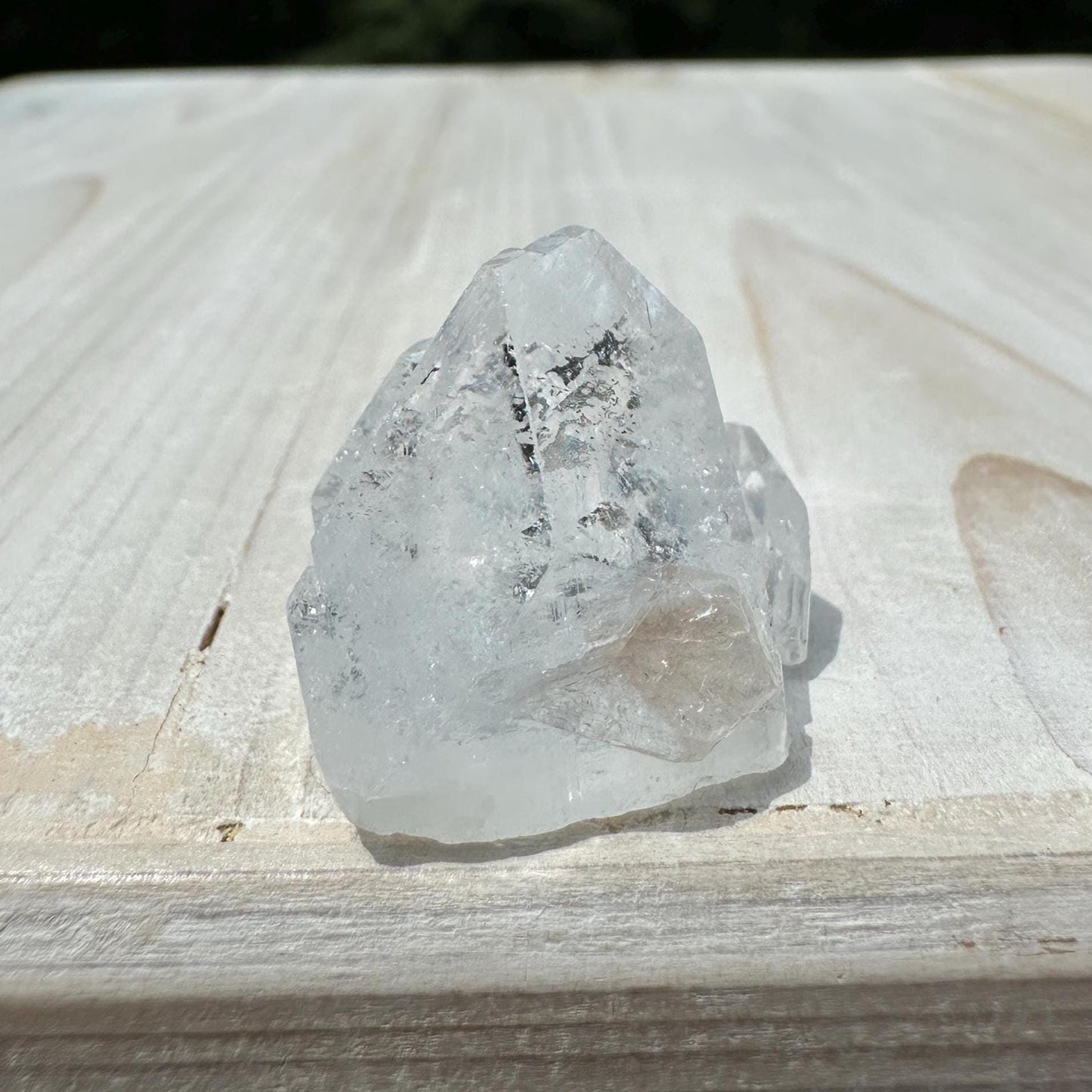 Pretty Twin Apophyllite Point - #1