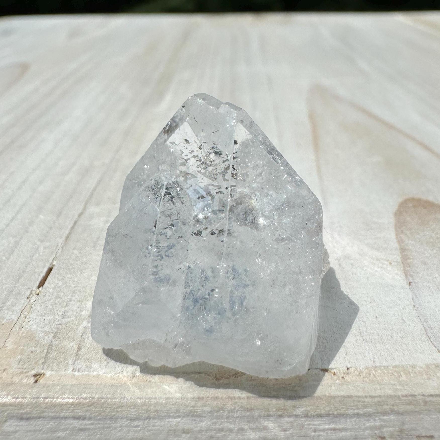 Pretty Twin Apophyllite Point - #1