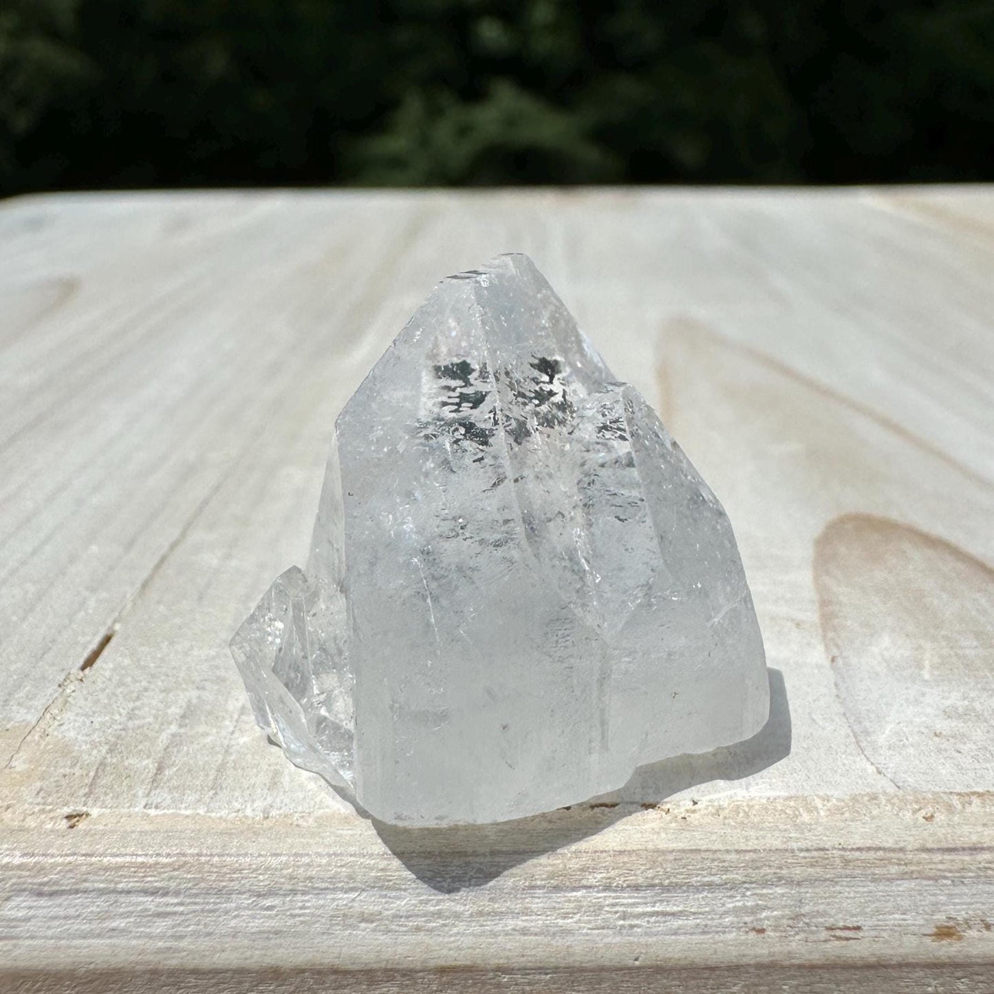Pretty Twin Apophyllite Point - #1