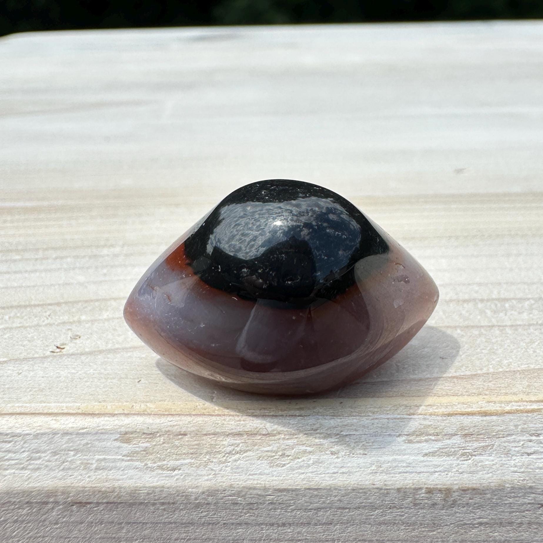 Small Shiva Agate Eye from India | Eye Of Shiva Crystals | Third Eye Agate Crystals | Gems & Minerals | Crystal Collector Home Decor - #19