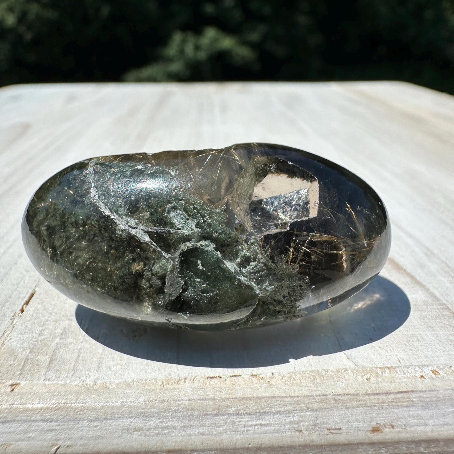Incredible Himalayan Quartz Lingam with Rutile from India