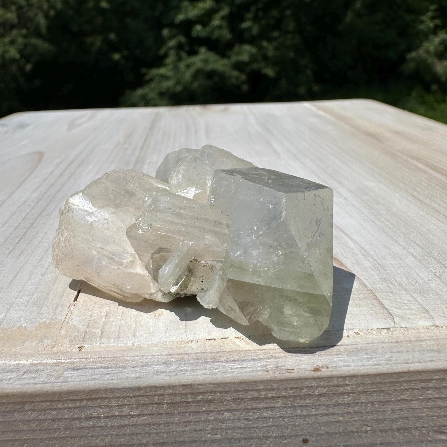 Pretty Apophyllite with Stilbite and Chalcedony Cluster