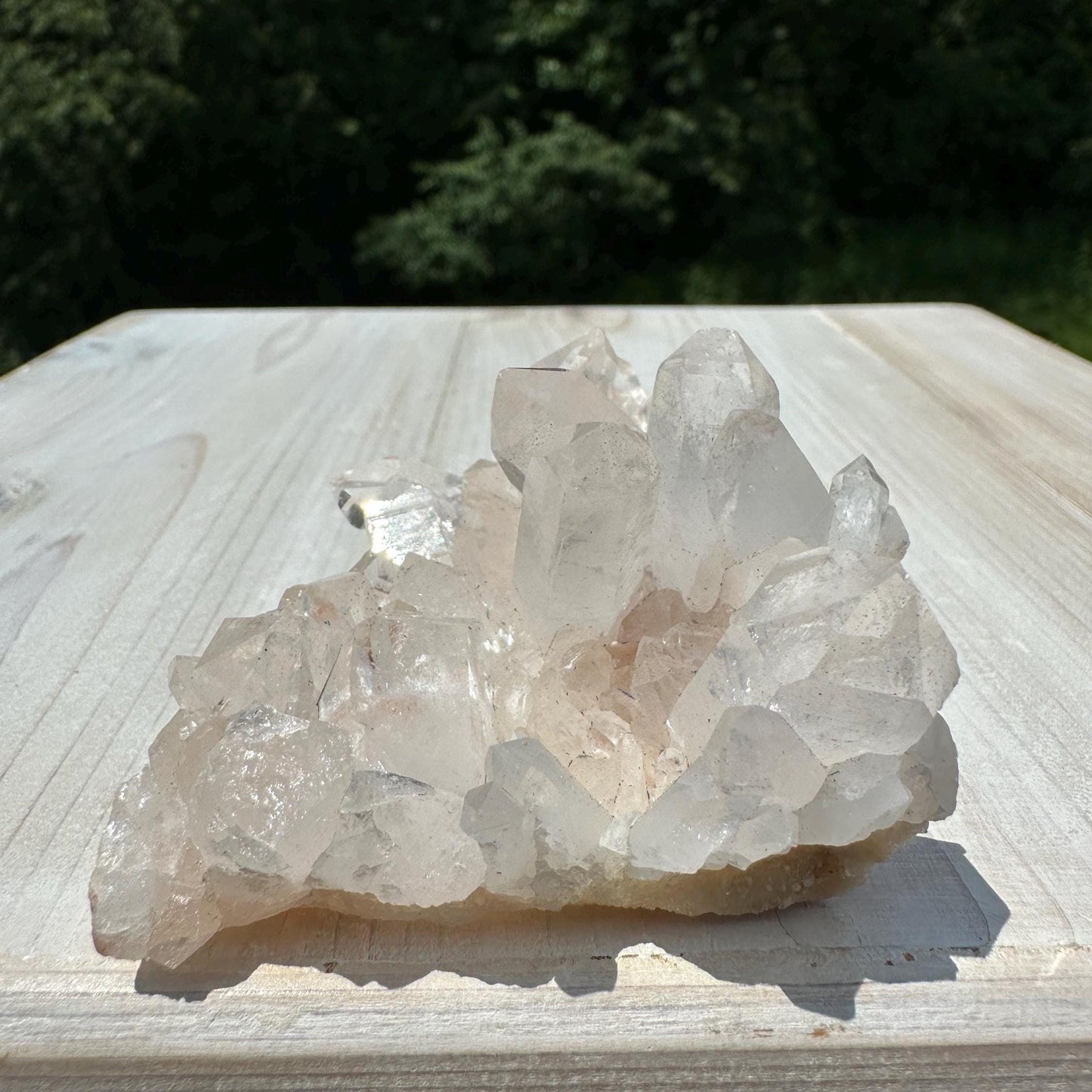 Beautiful Quartz Cluster with Hematite