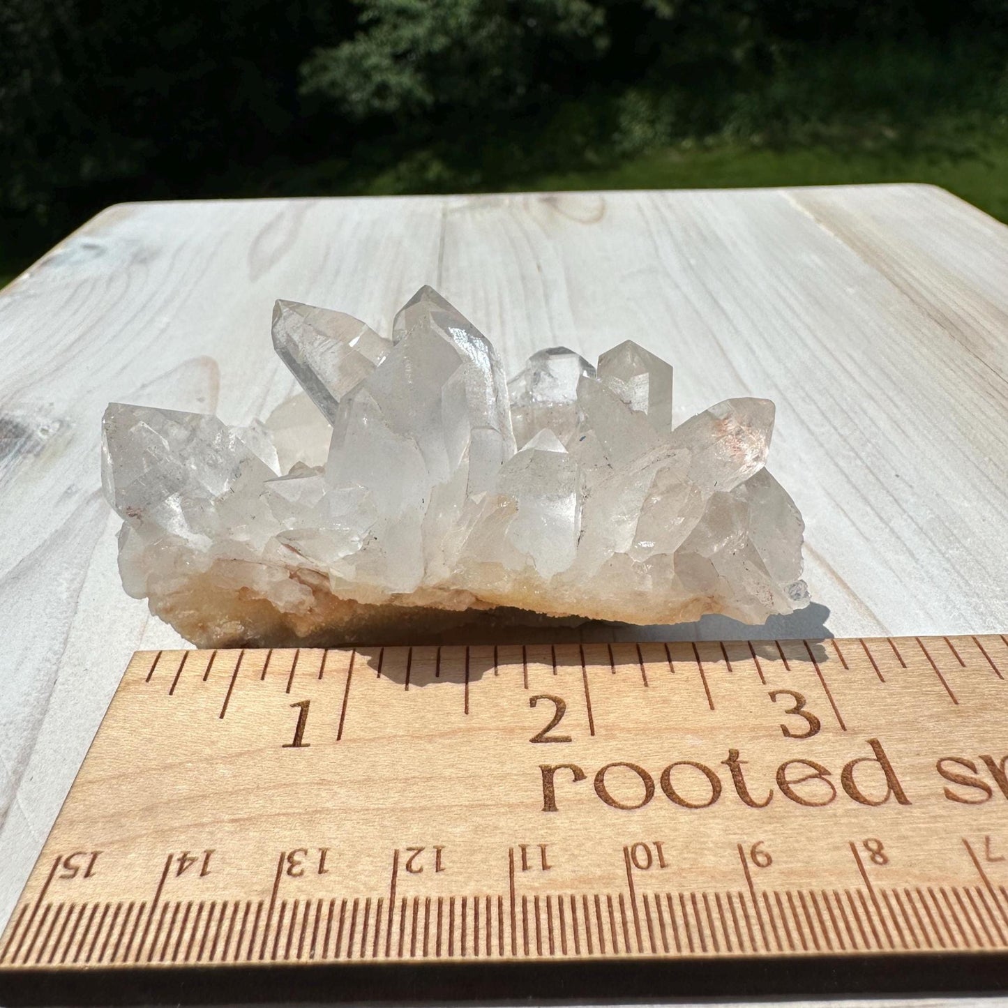 Beautiful Quartz Cluster with Hematite