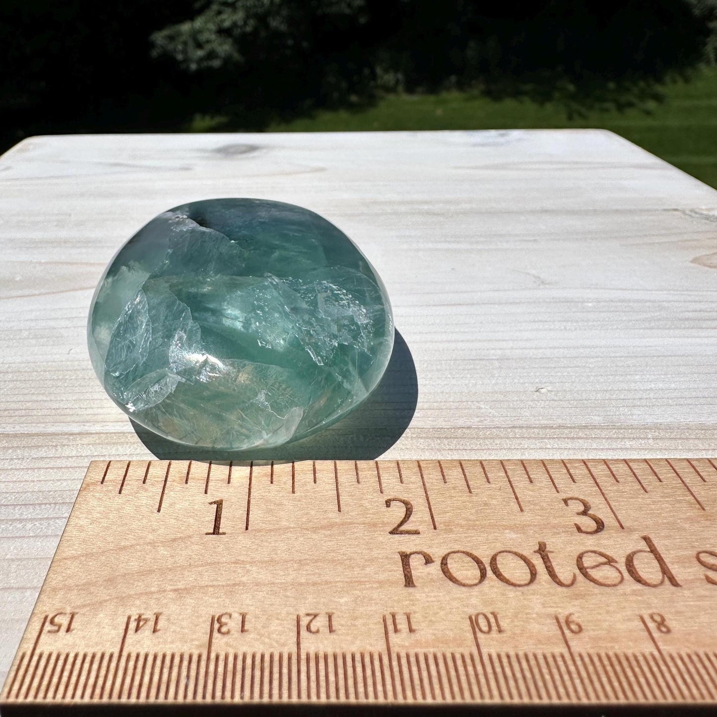 Gorgeous Large Mexican Fluorite Palm Stone - #1