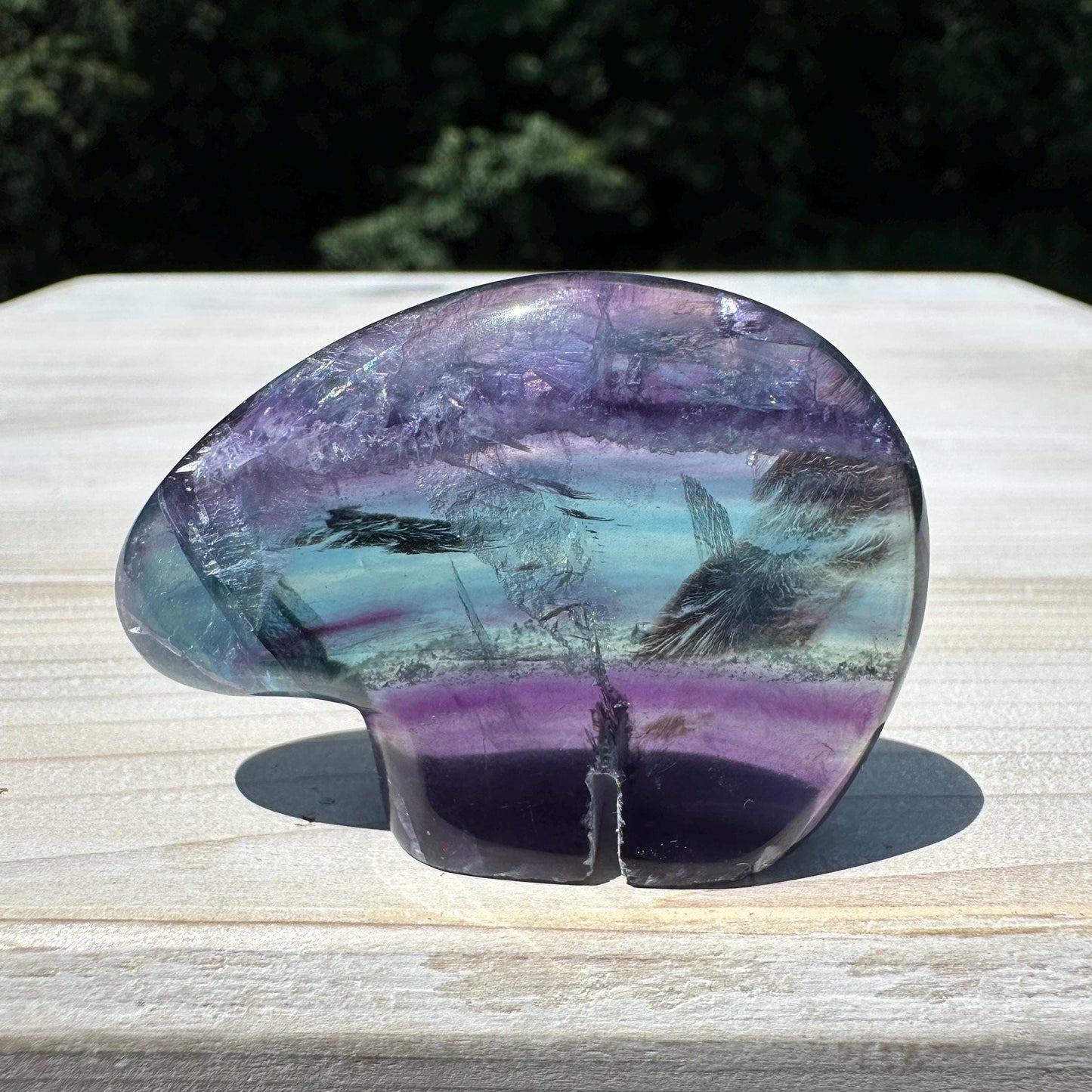 Gorgeous Mexican Fluorite Bear Carving