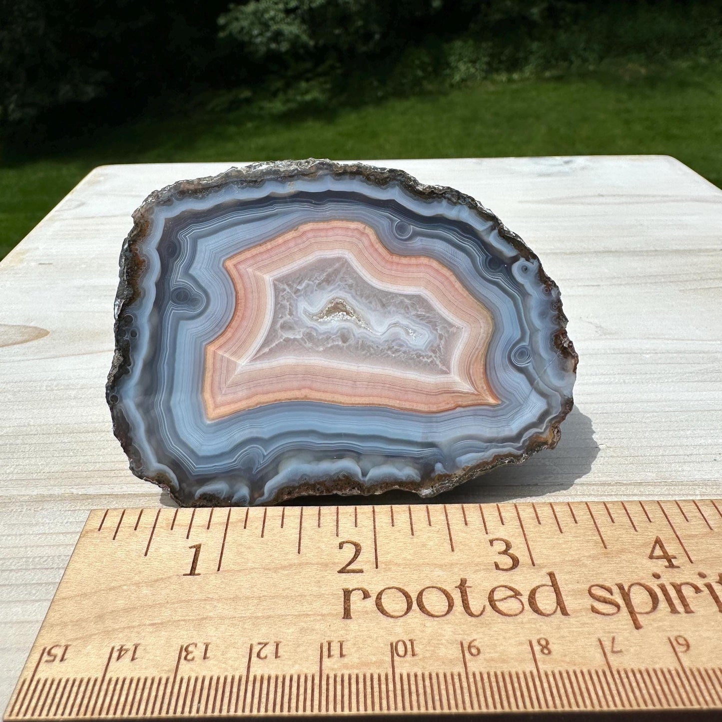 Stunning Moroccan Agate Geode Specimen
