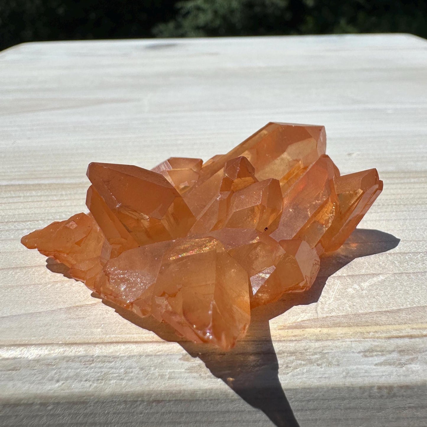 Beautiful Tangerine Quartz Small Cluster - #2