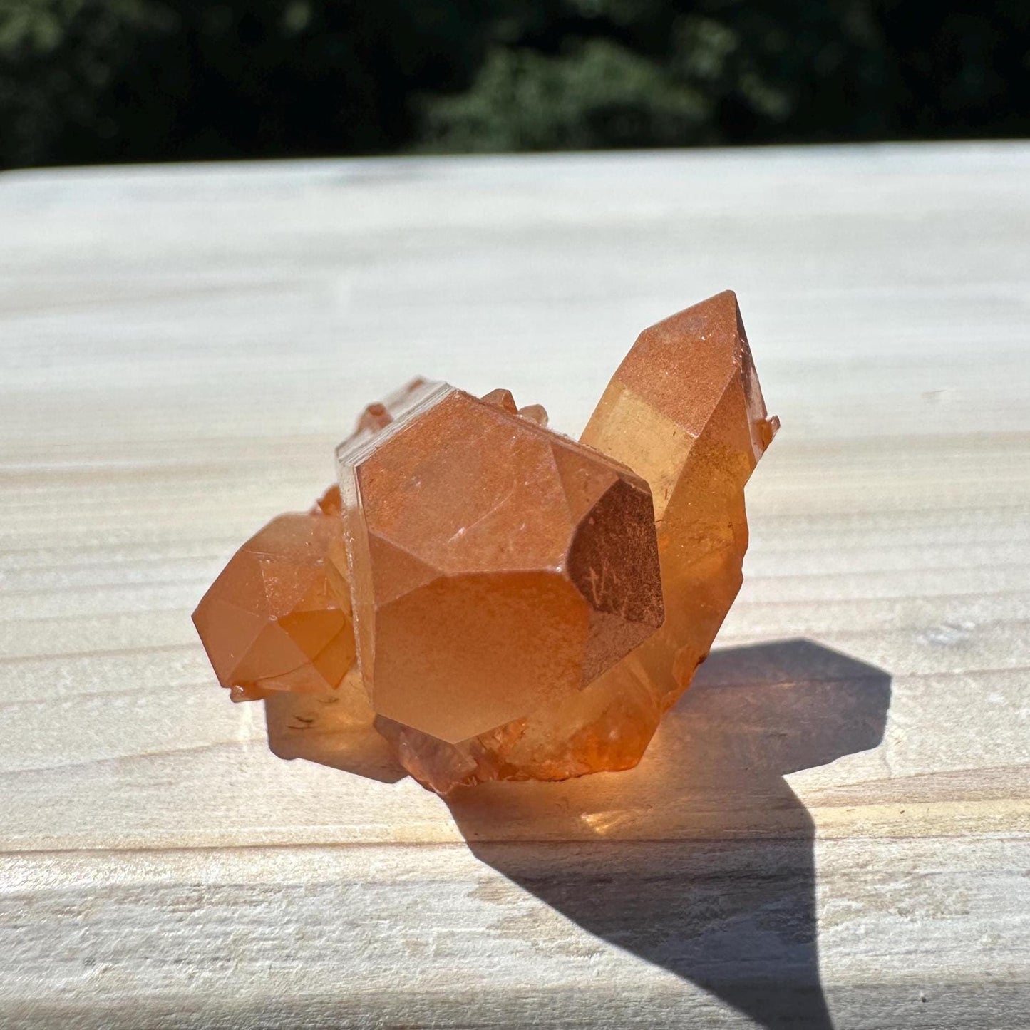 Beautiful Tangerine Quartz Small Cluster - #4