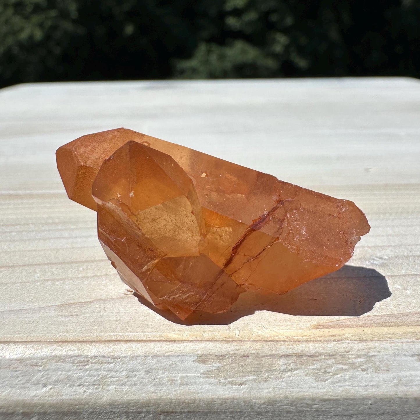 Beautiful Tangerine Quartz Small Cluster - #4