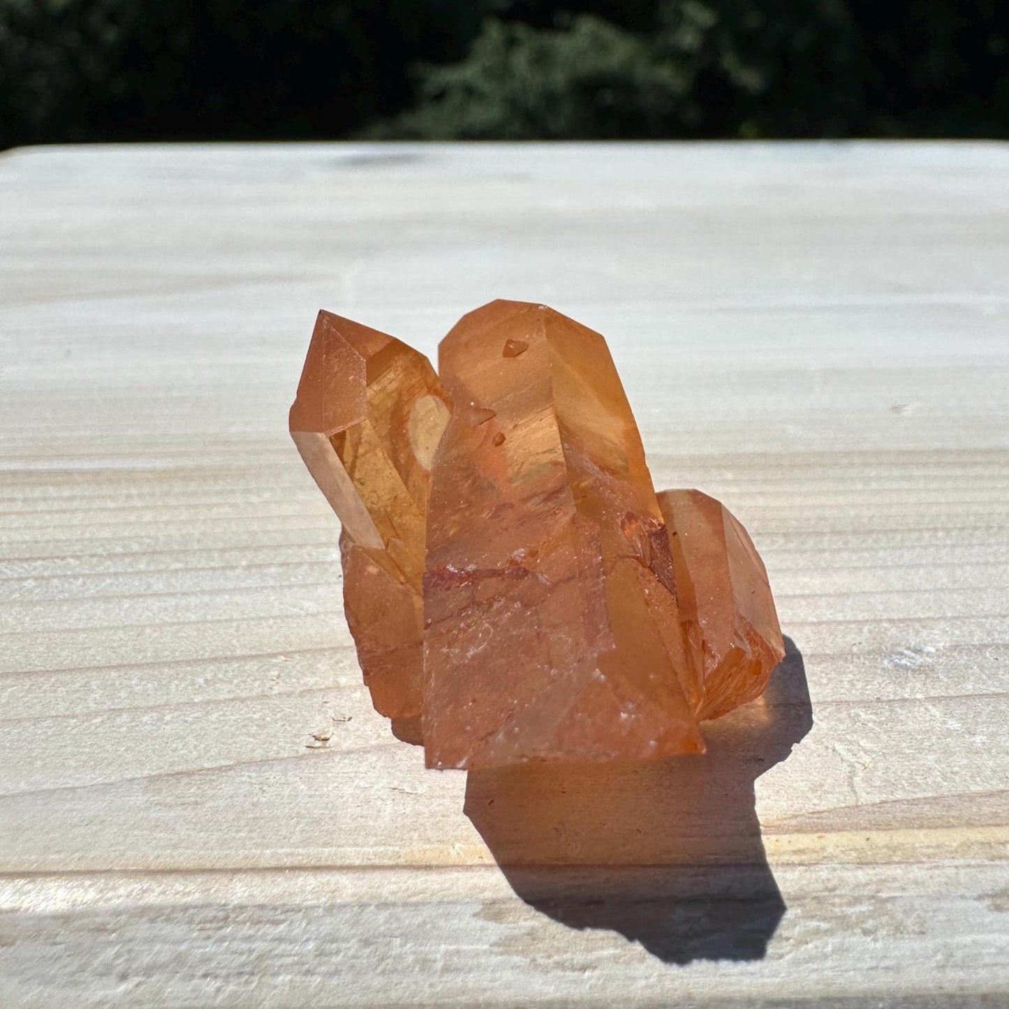 Beautiful Tangerine Quartz Small Cluster - #4
