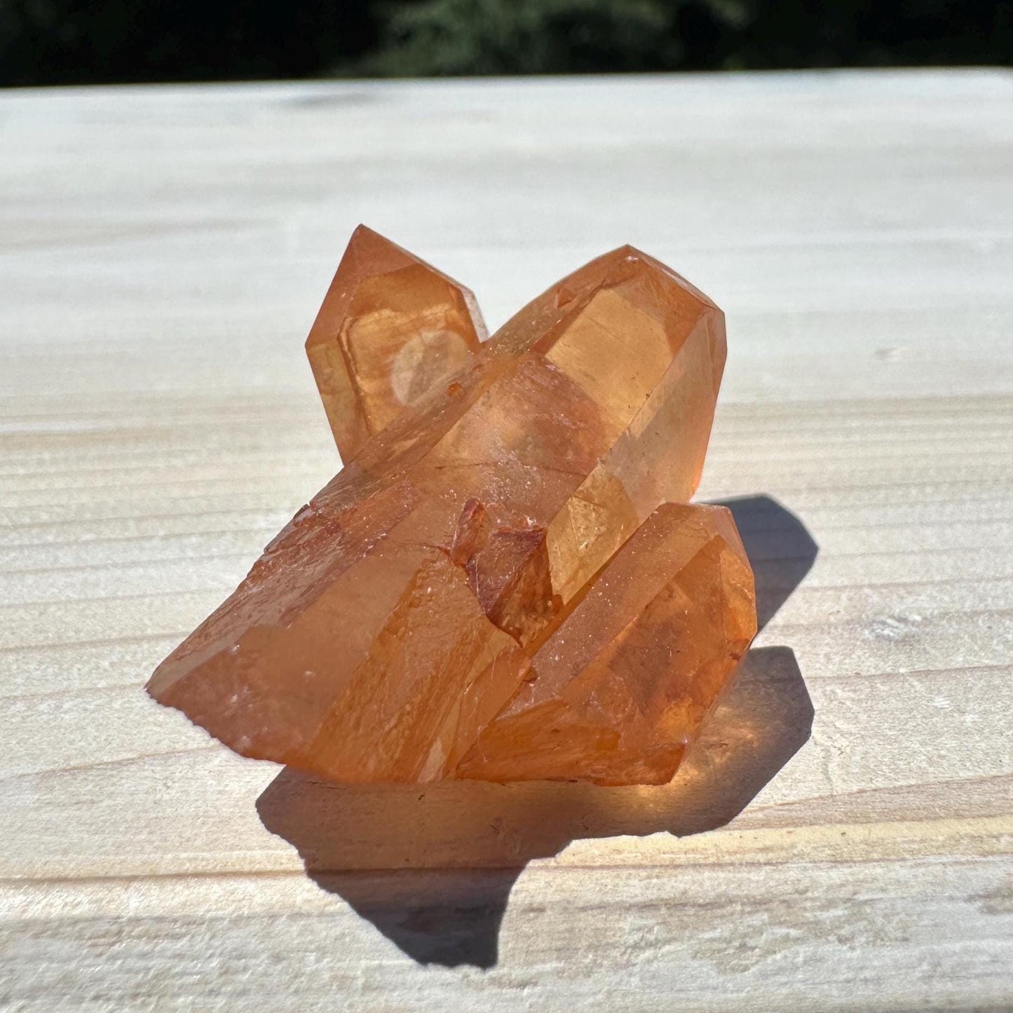 Beautiful Tangerine Quartz Small Cluster - #4