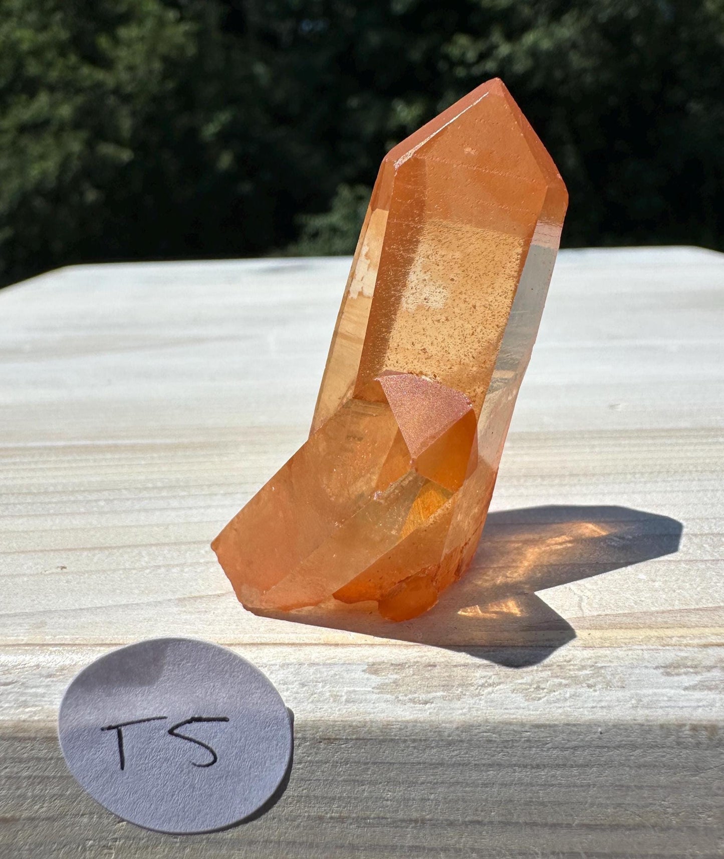 Beautiful Tangerine Quartz Small Cluster - #5