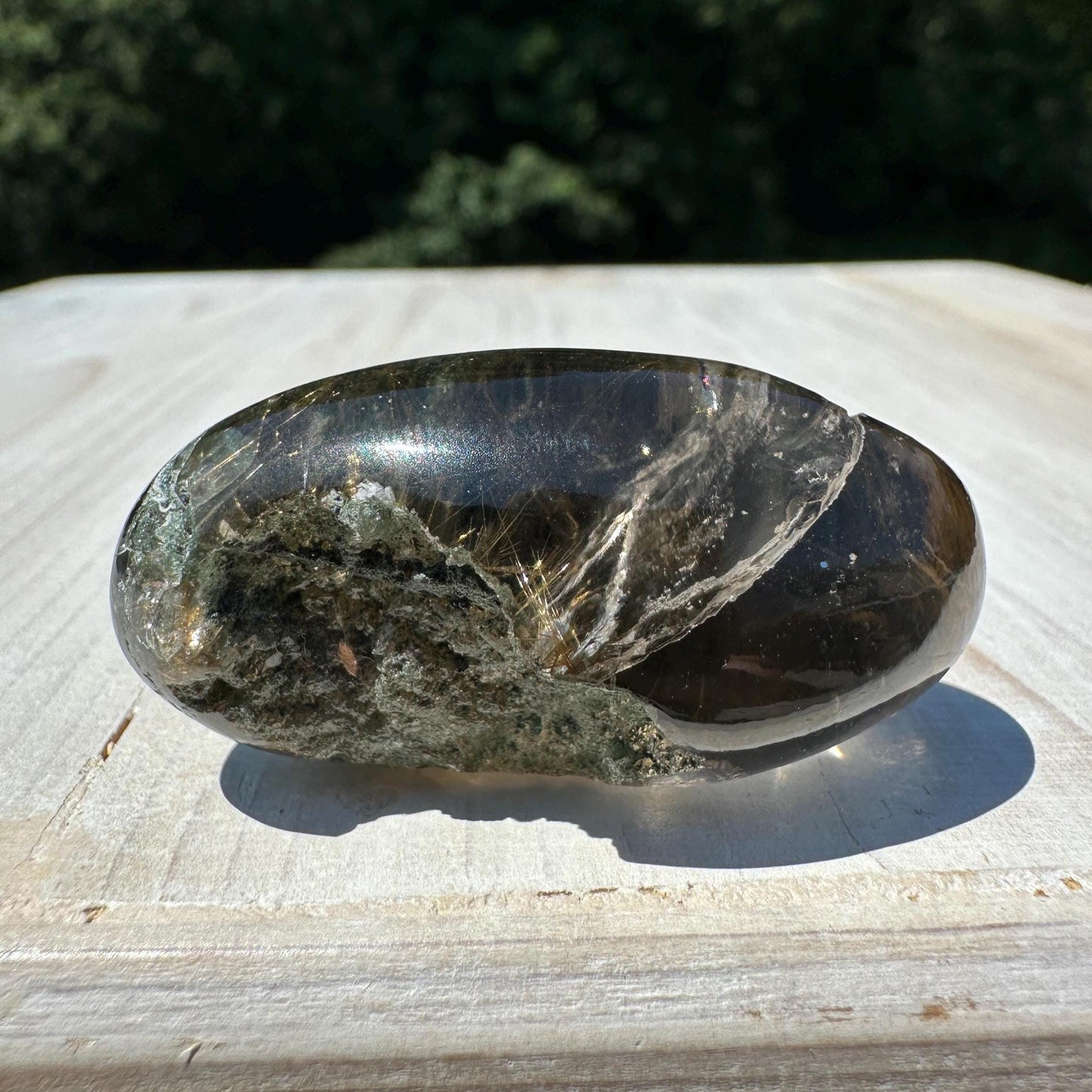 Incredible Himalayan Quartz Lingam with Rutile from India