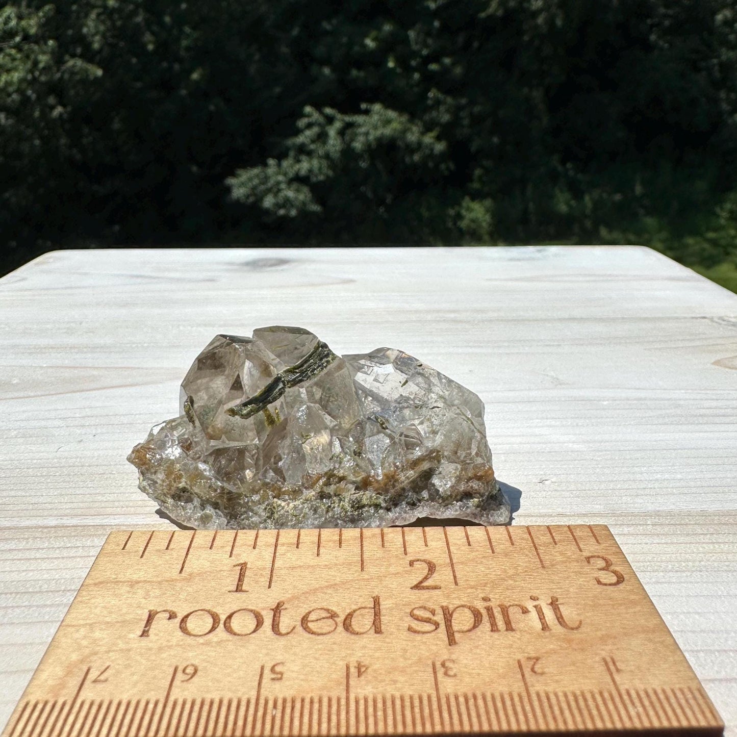 Stunning Epidote and Quartz Cluster - #2