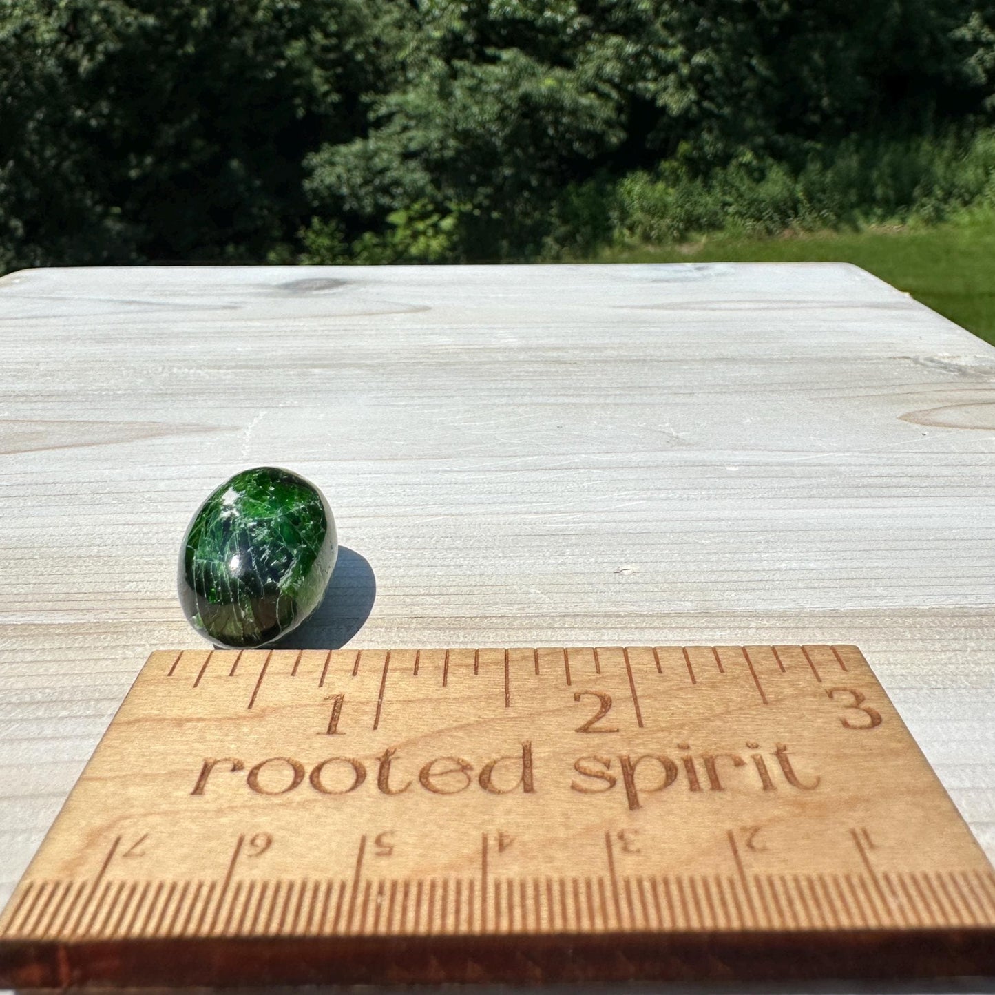 Stunning Chrome Diopside Lingam - #2