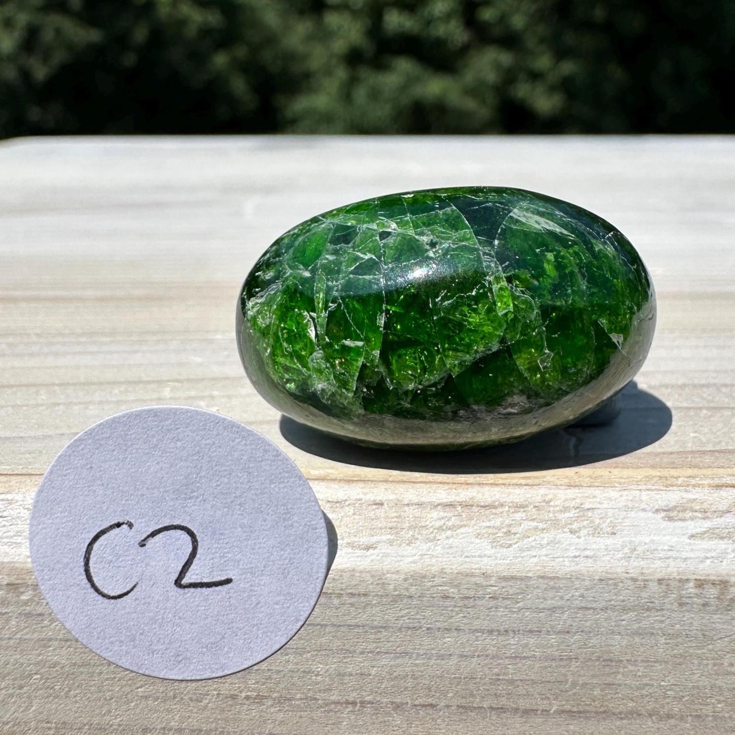 Stunning Chrome Diopside Lingam - #2