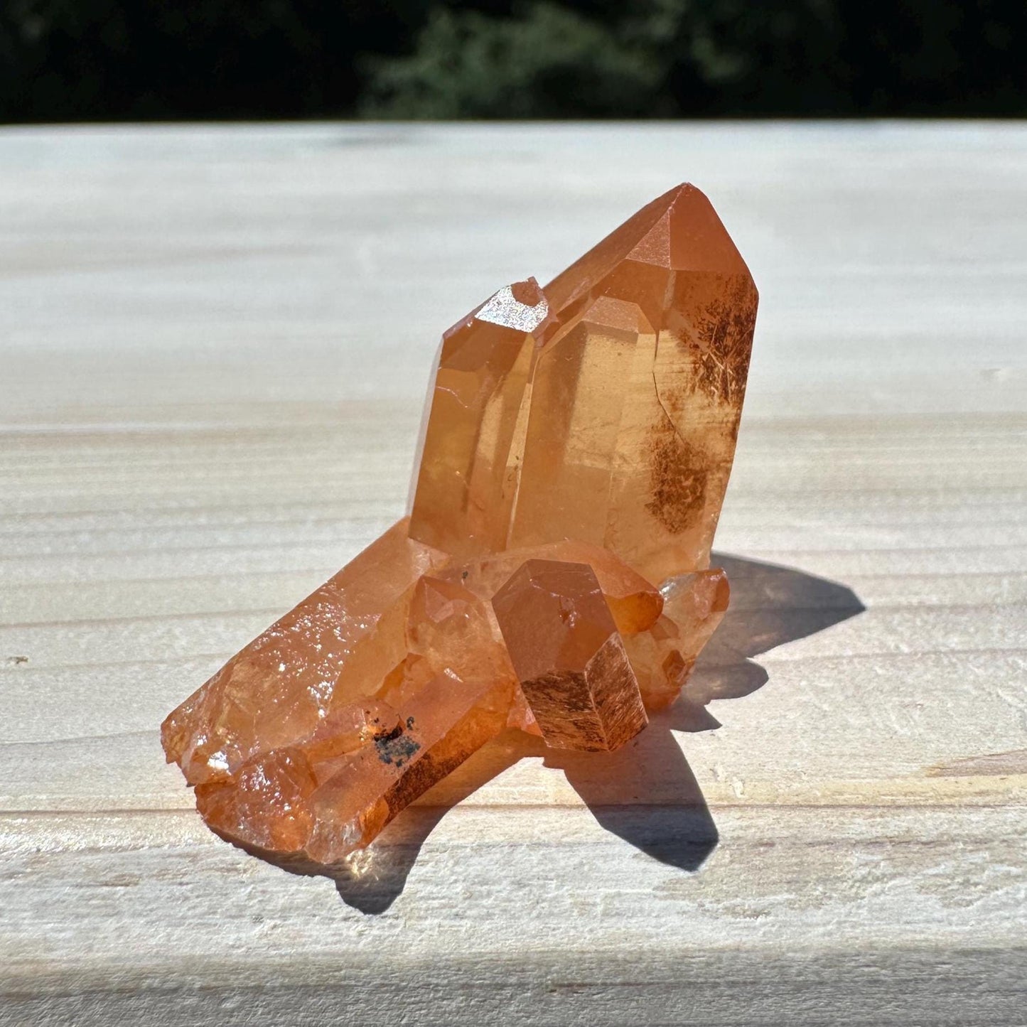 Beautiful Tangerine Quartz Small Cluster - #3