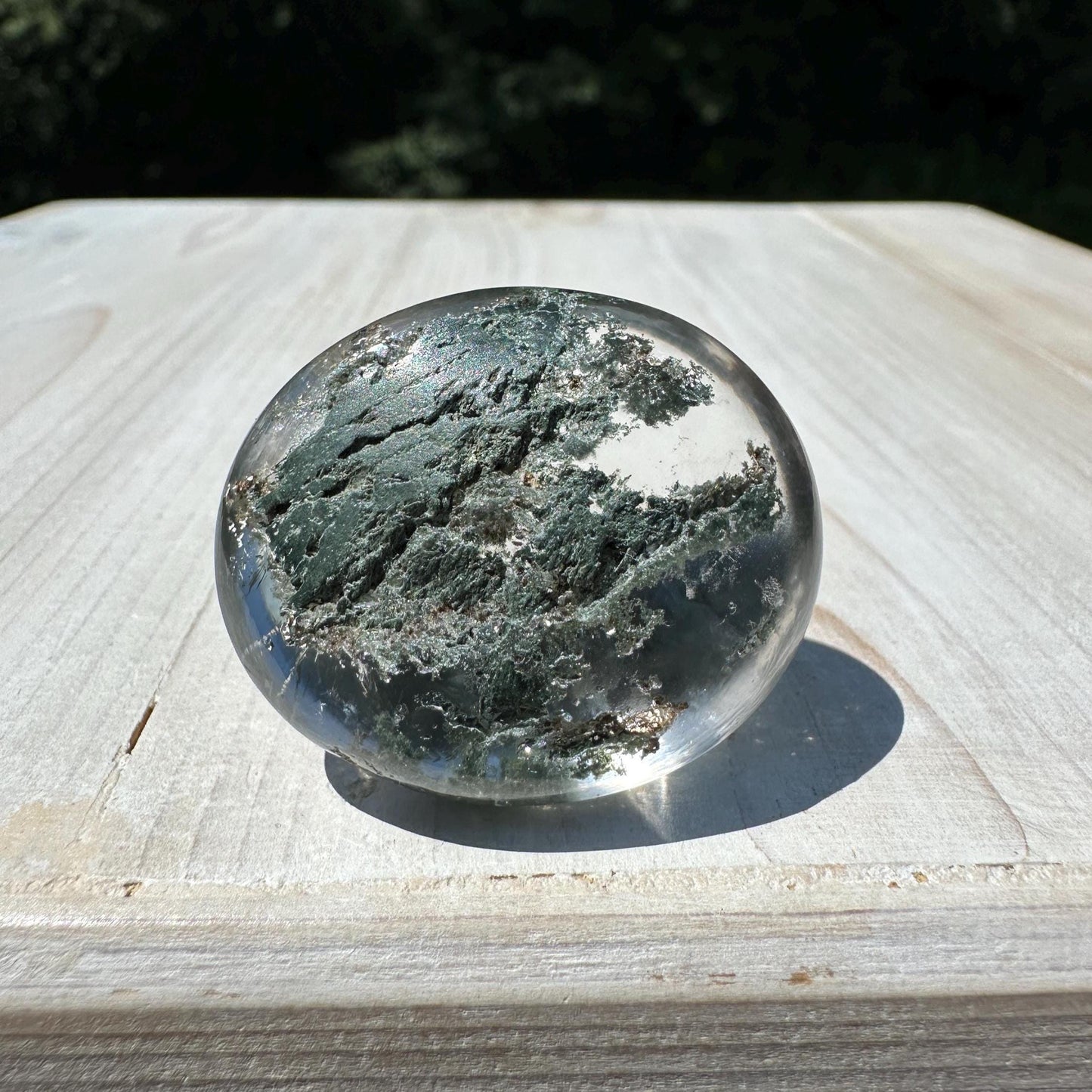 Incredible Himalayan Quartz with Green Chlorite Freeform from India - #1