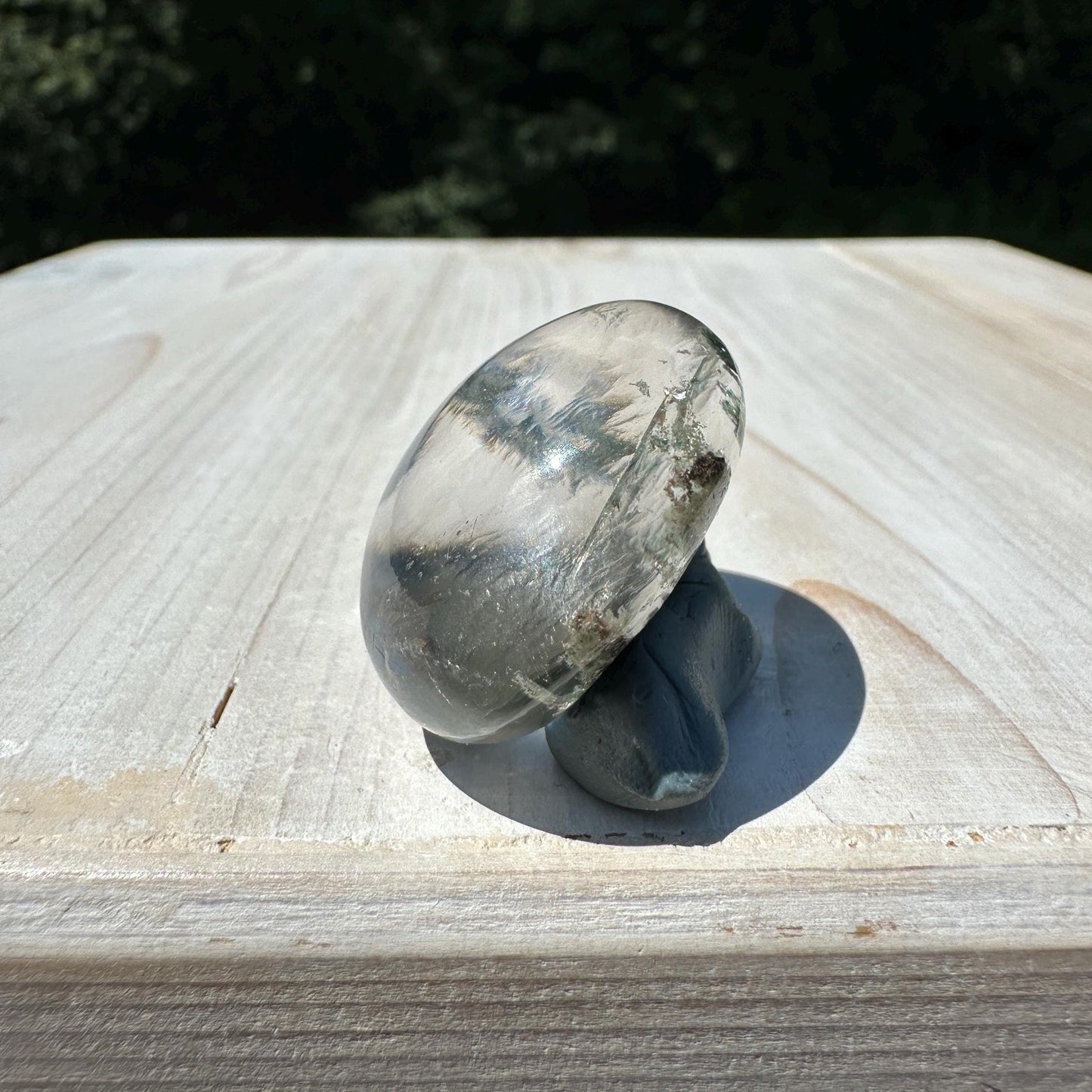 Incredible Himalayan Quartz with Green Chlorite Freeform from India - #1