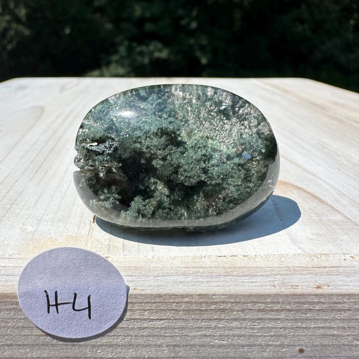 Incredible Himalayan Quartz with Green Chlorite Freeform from India - #4