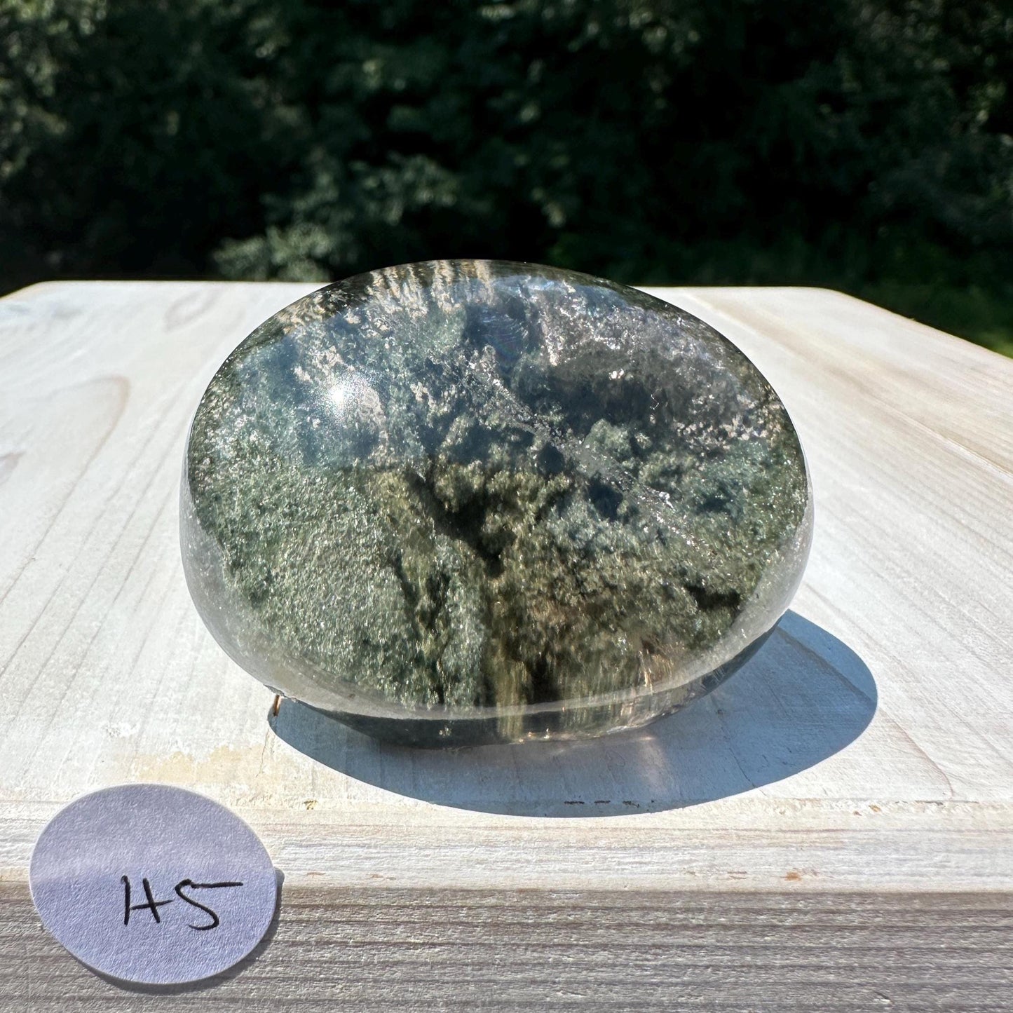 Incredible Himalayan Quartz with Green Chlorite Freeform from India - #5