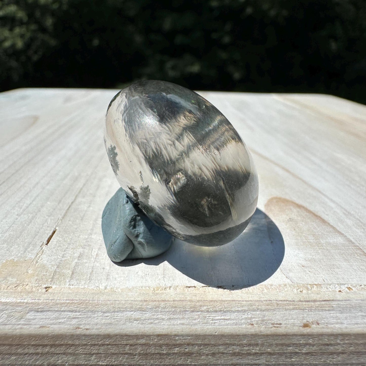 Incredible Himalayan Quartz with Green Chlorite Freeform from India - #1