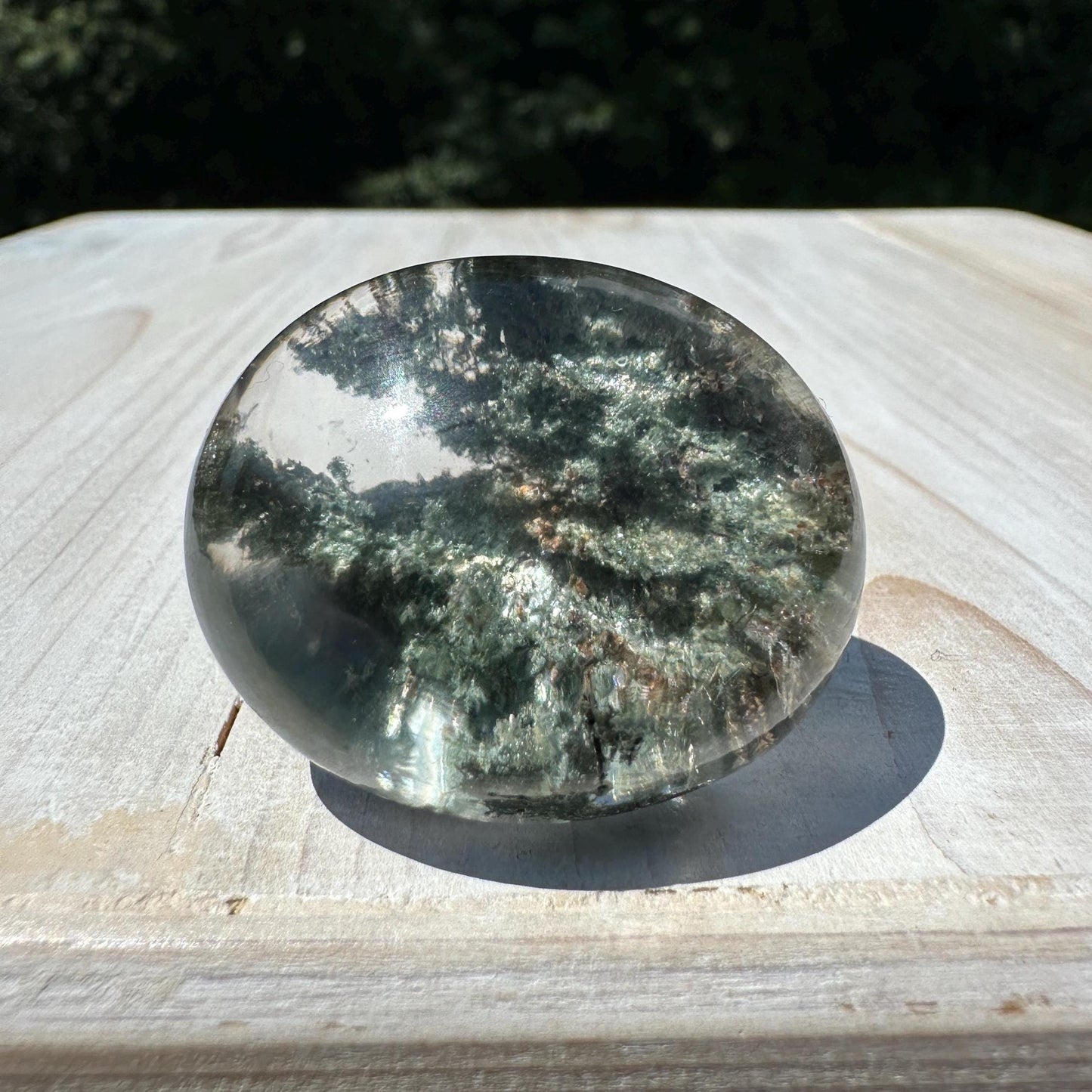 Incredible Himalayan Quartz with Green Chlorite Freeform from India - #1