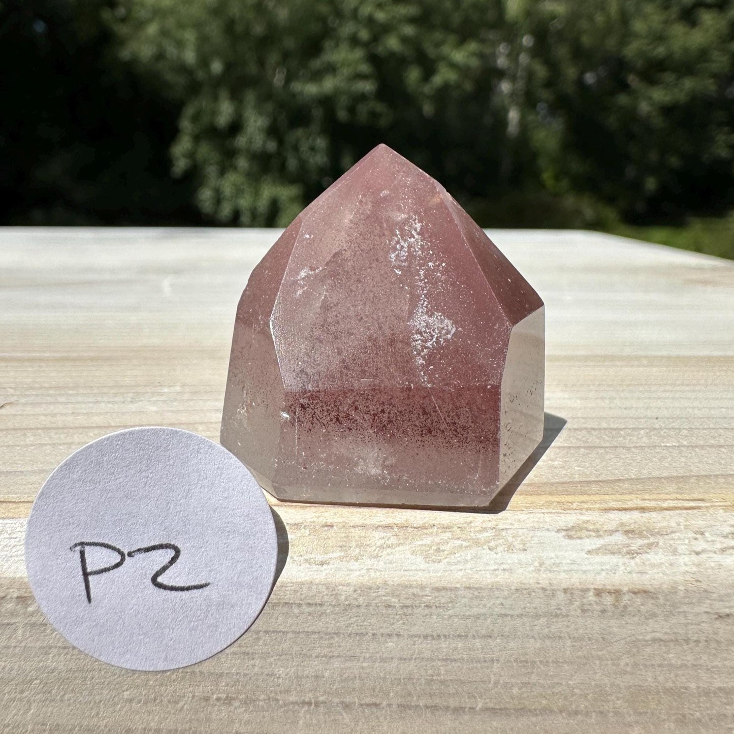 Rare Small Pink Lithium Point from Brazil - #2