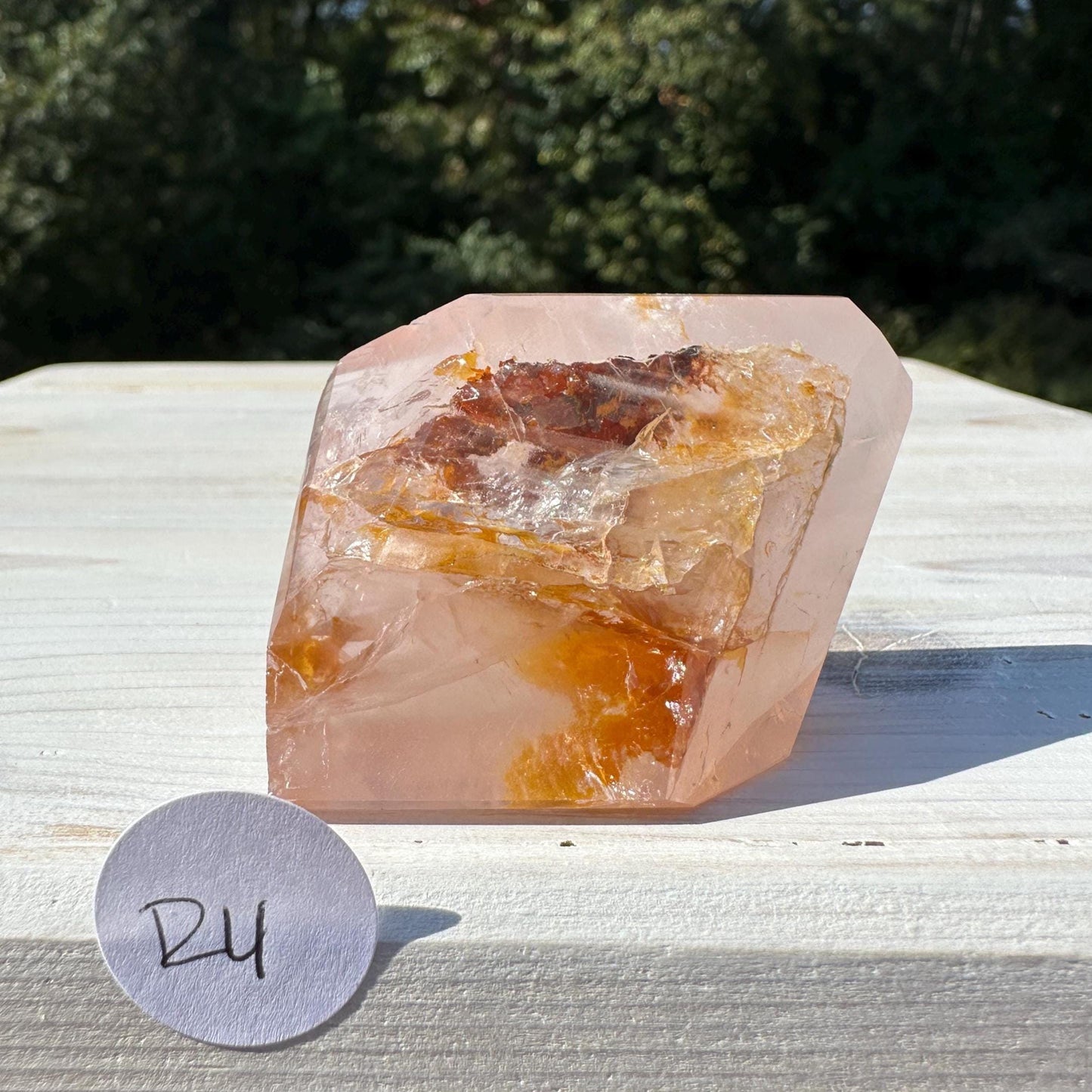 Gorgeous Rose Quartz and Golden Healer Combo Mineral Freeform - #4