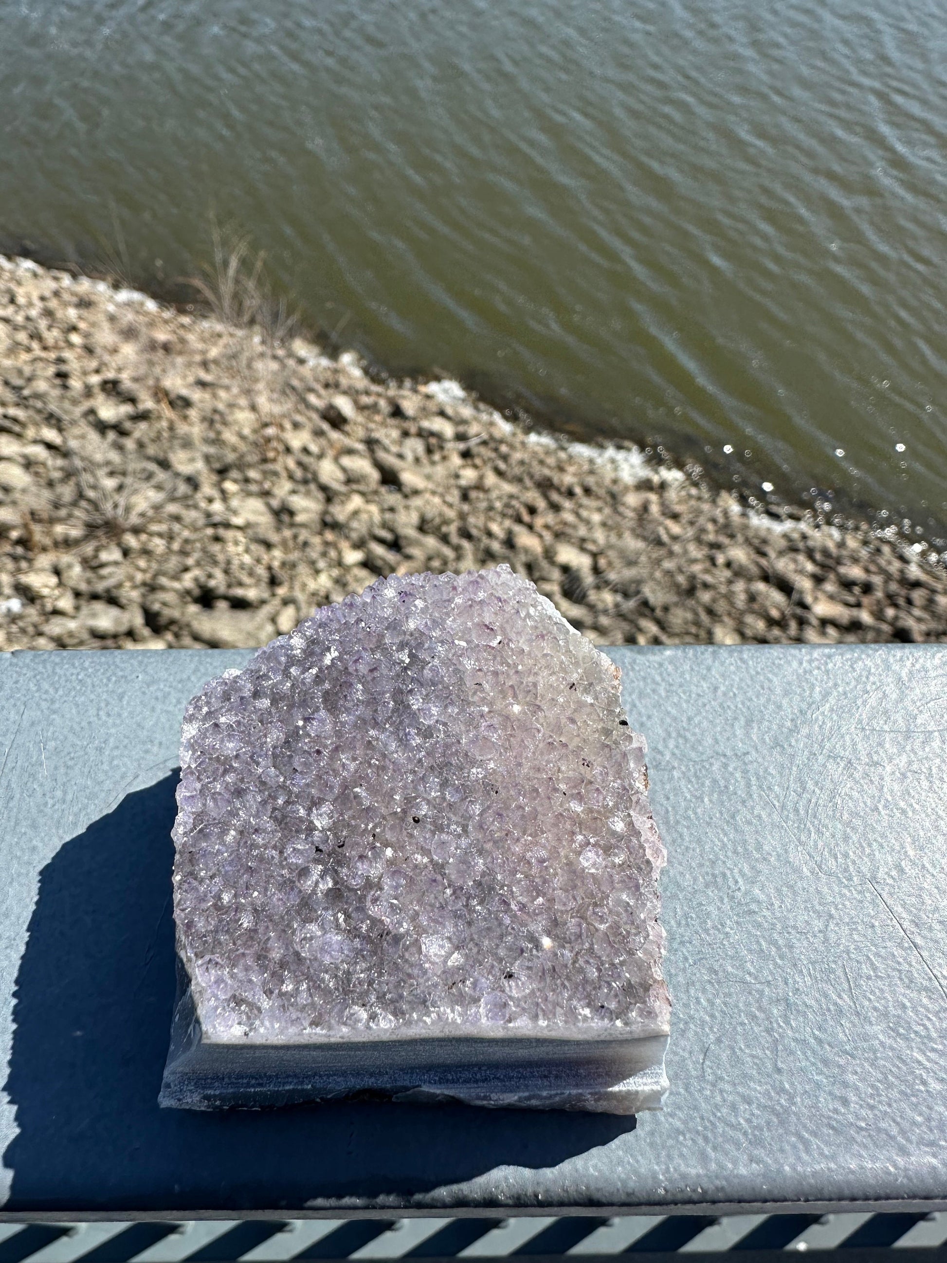 Rainbow Sugar Druzy Cluster | Natural Druzy | Raw Amethyst | Sugar Druzy | Amethyst