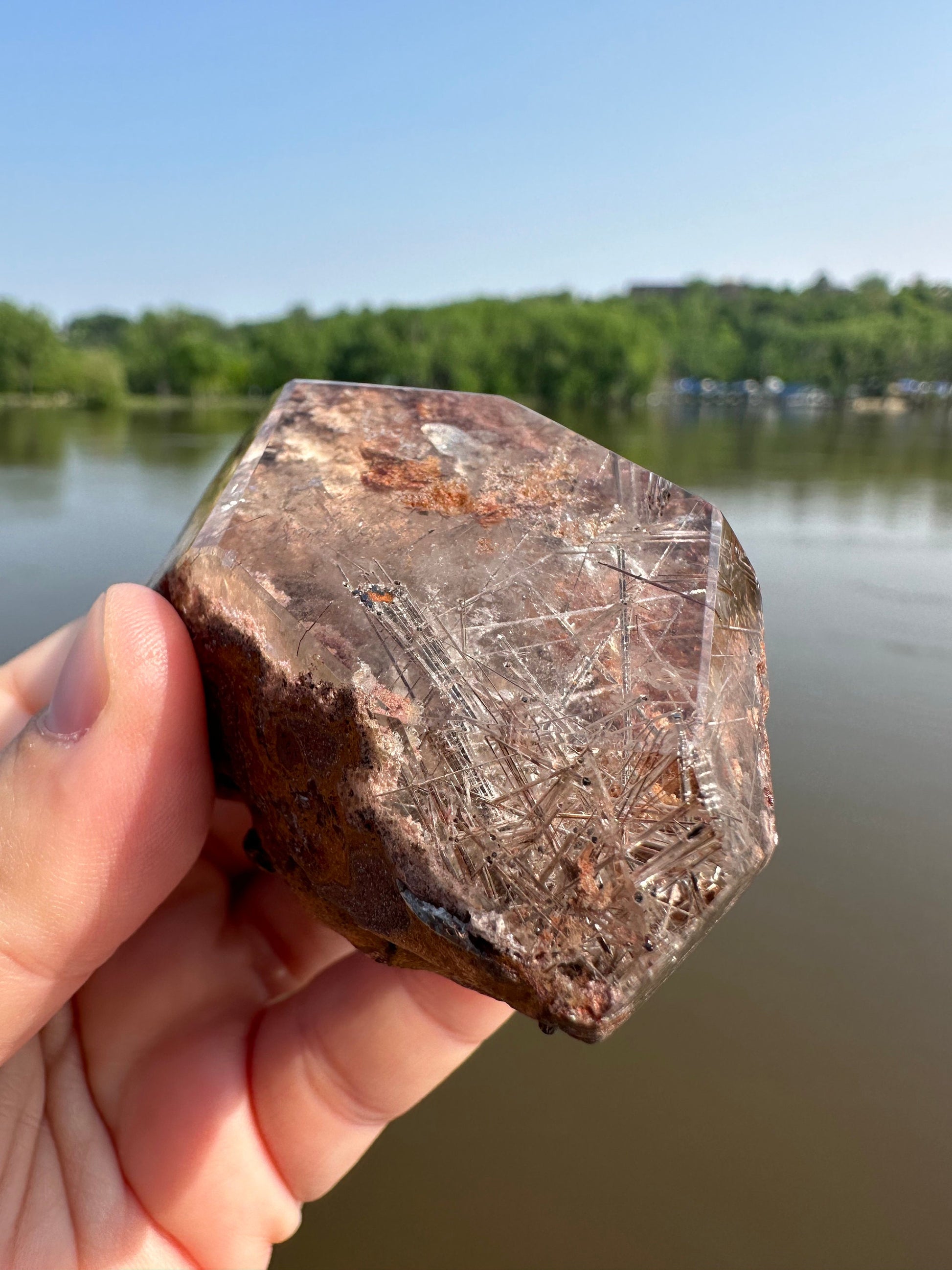 High Quality Rutile Quartz Freeform | Garden Quartz | Inclusion Quartz | High Quality Quartz | Quartz Tower