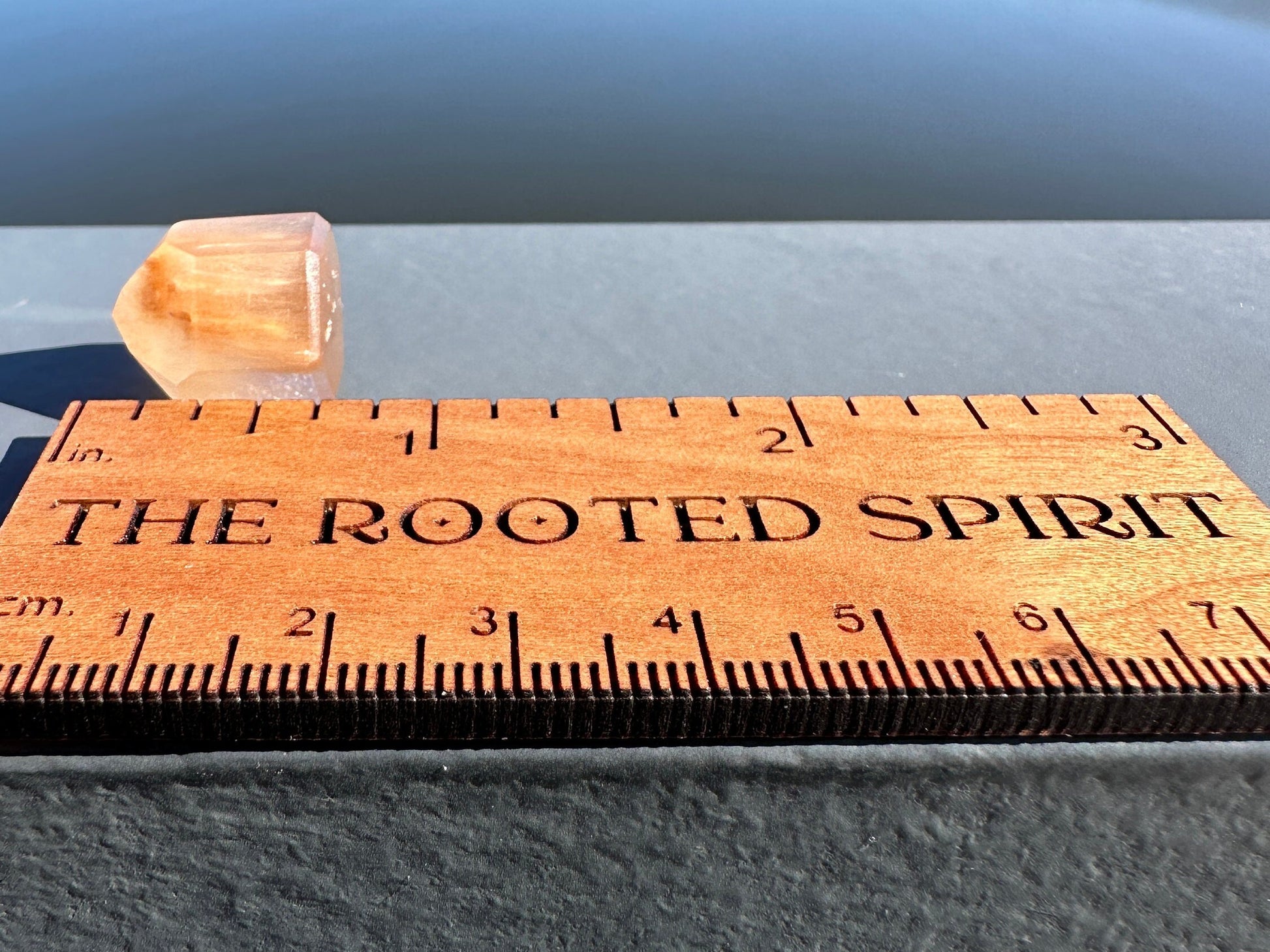 Mini Peach Amphibole Quartz Polished Point from Brazil | Pink Amphibole | Angel Wing Phantom Quartz | Angel Hair Quartz