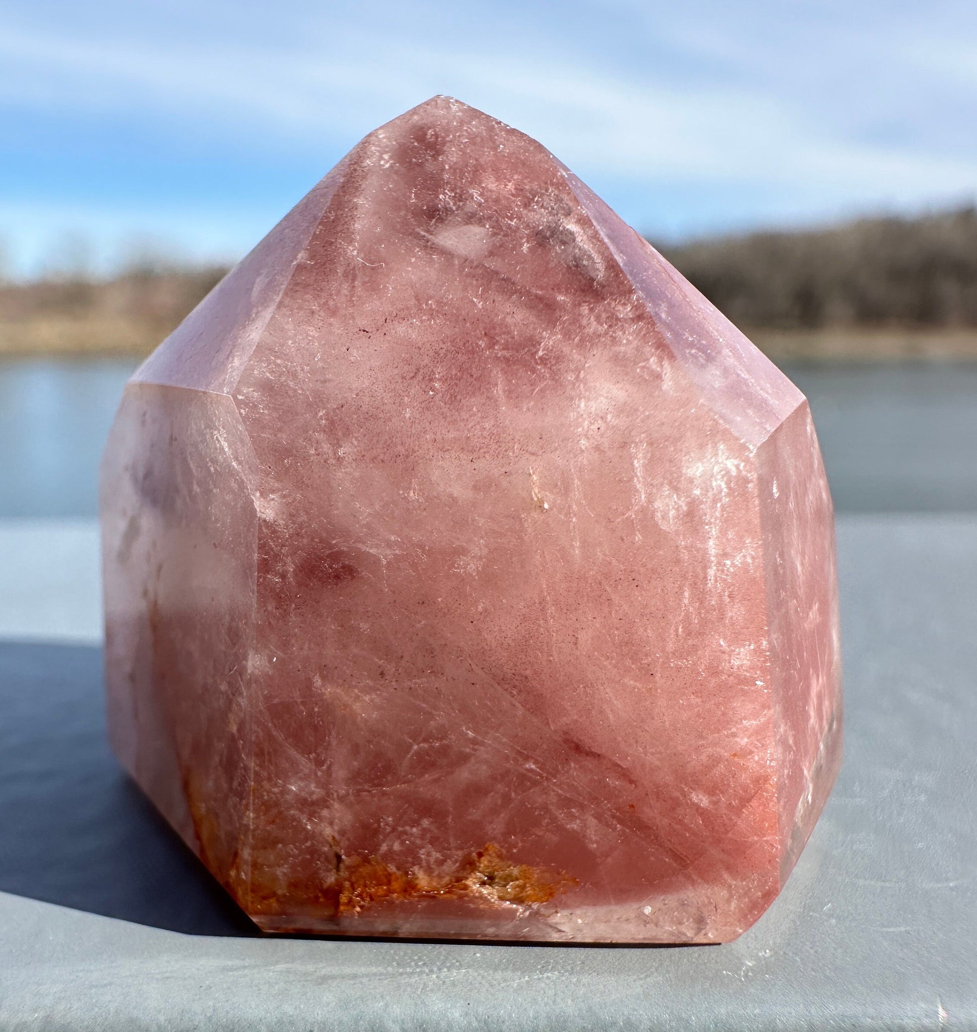 Rare Pink Lithium Point from Brazil | Lithium Tower | Lithium Crystal | Rare Crystals | Pink Lithium Crystal | Lithium Quartz