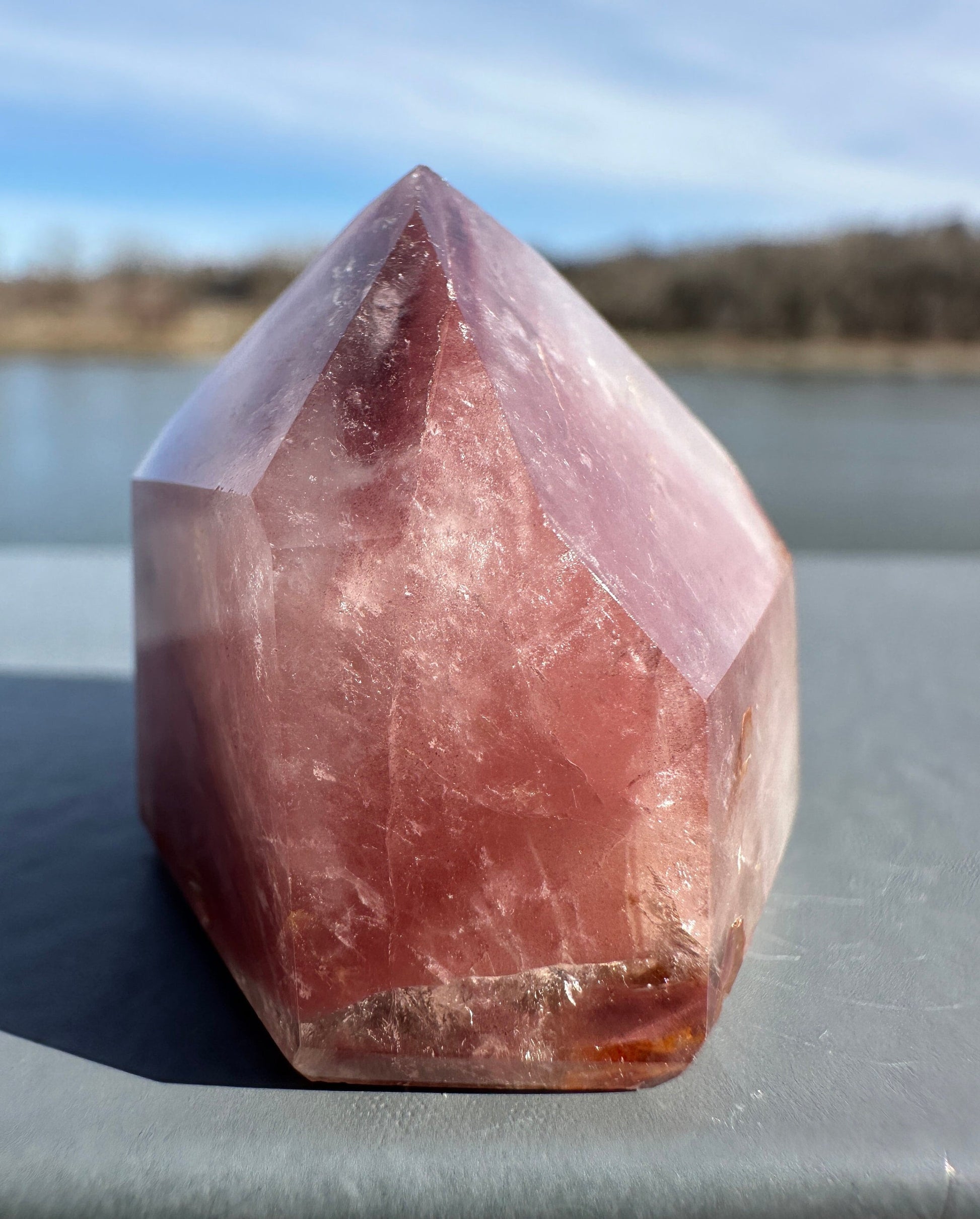 Rare Pink Lithium Point from Brazil | Lithium Tower | Lithium Crystal | Rare Crystals | Pink Lithium Crystal | Lithium Quartz