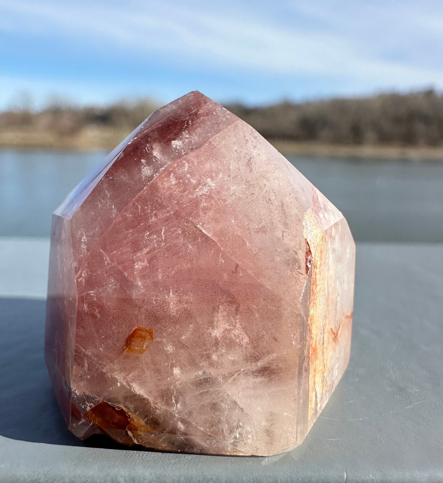 Rare Pink Lithium Point from Brazil | Lithium Tower | Lithium Crystal | Rare Crystals | Pink Lithium Crystal | Lithium Quartz